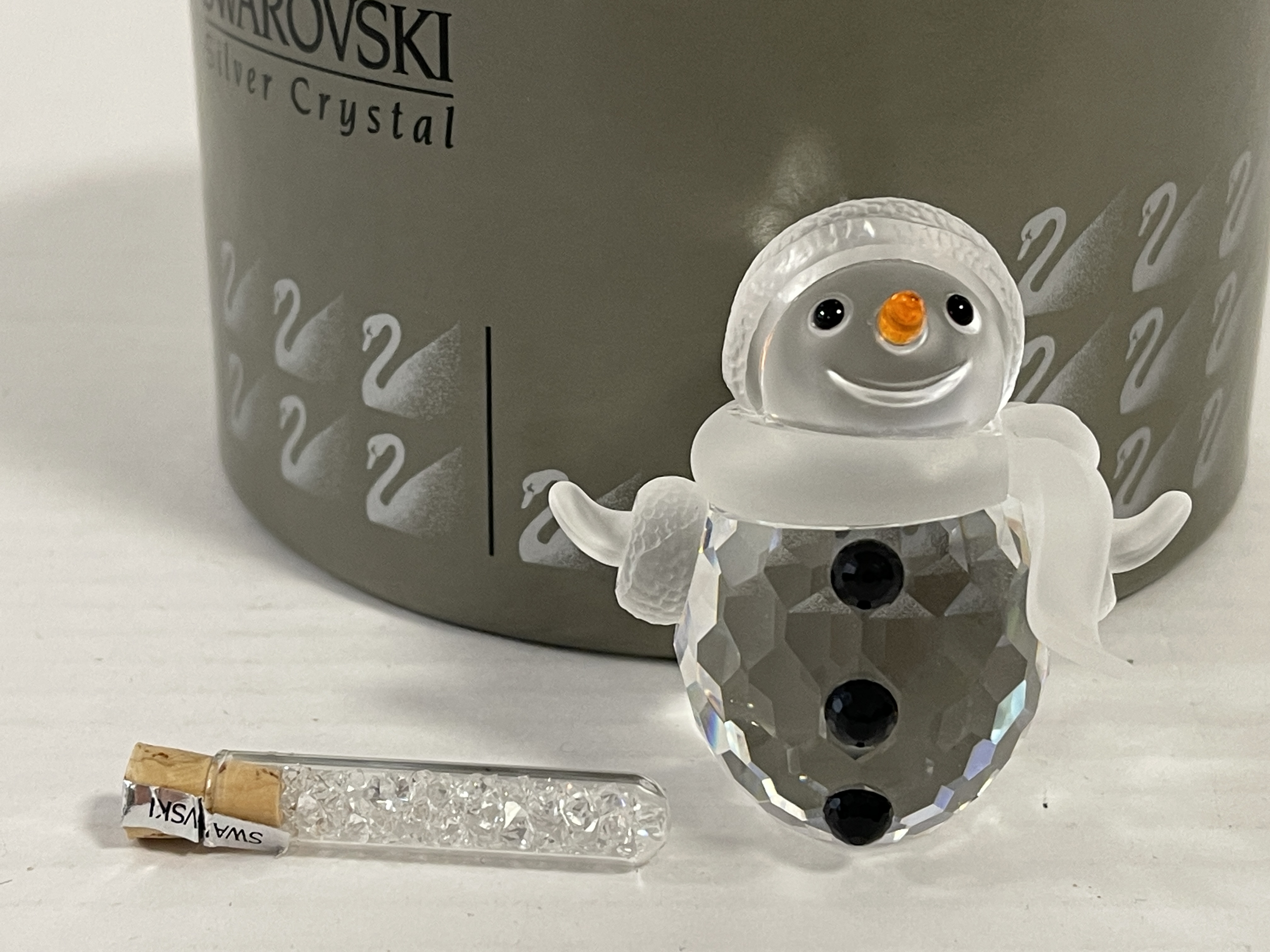  Swarovski Figur Kristall 250229 Vater Schneemann 5,7 cm mit Ovp & Zertifikat Top Zustand  