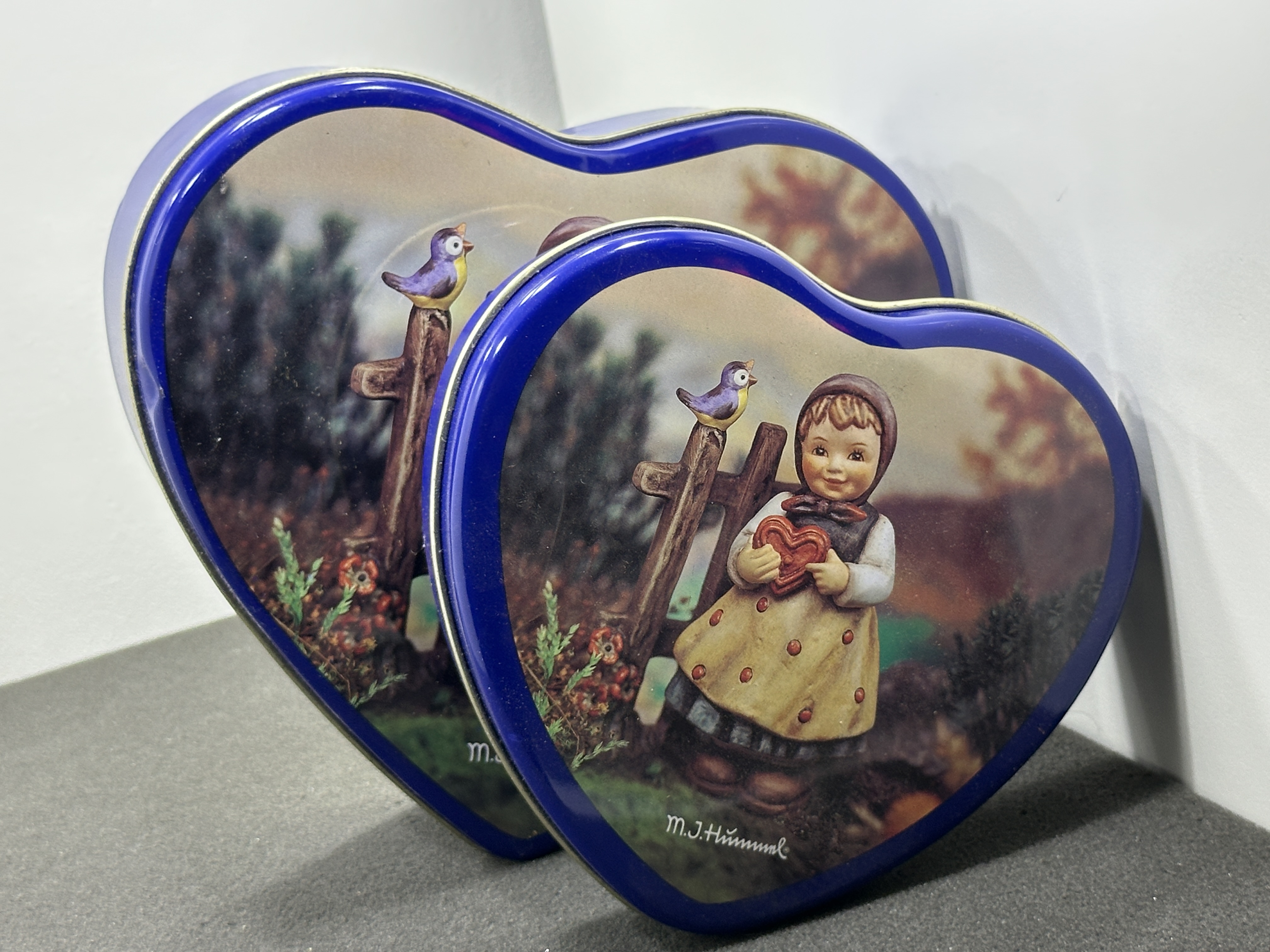 M.I. Hummel Metall Keksdosen 17 x 18 cm. 1 Wahl. Top Zustand