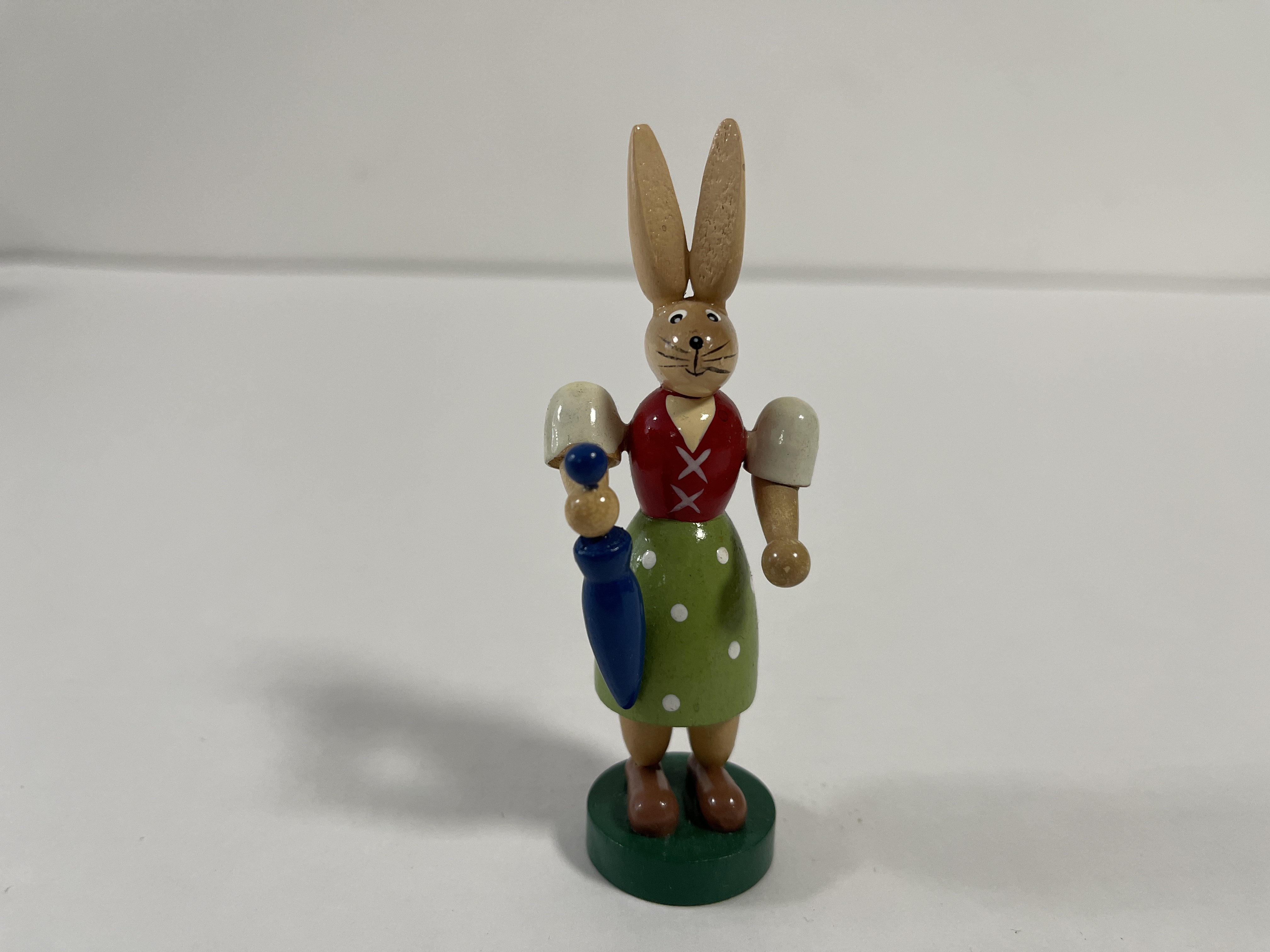Erzgebirge Figur Hase 10 cm. Top Zustand 
