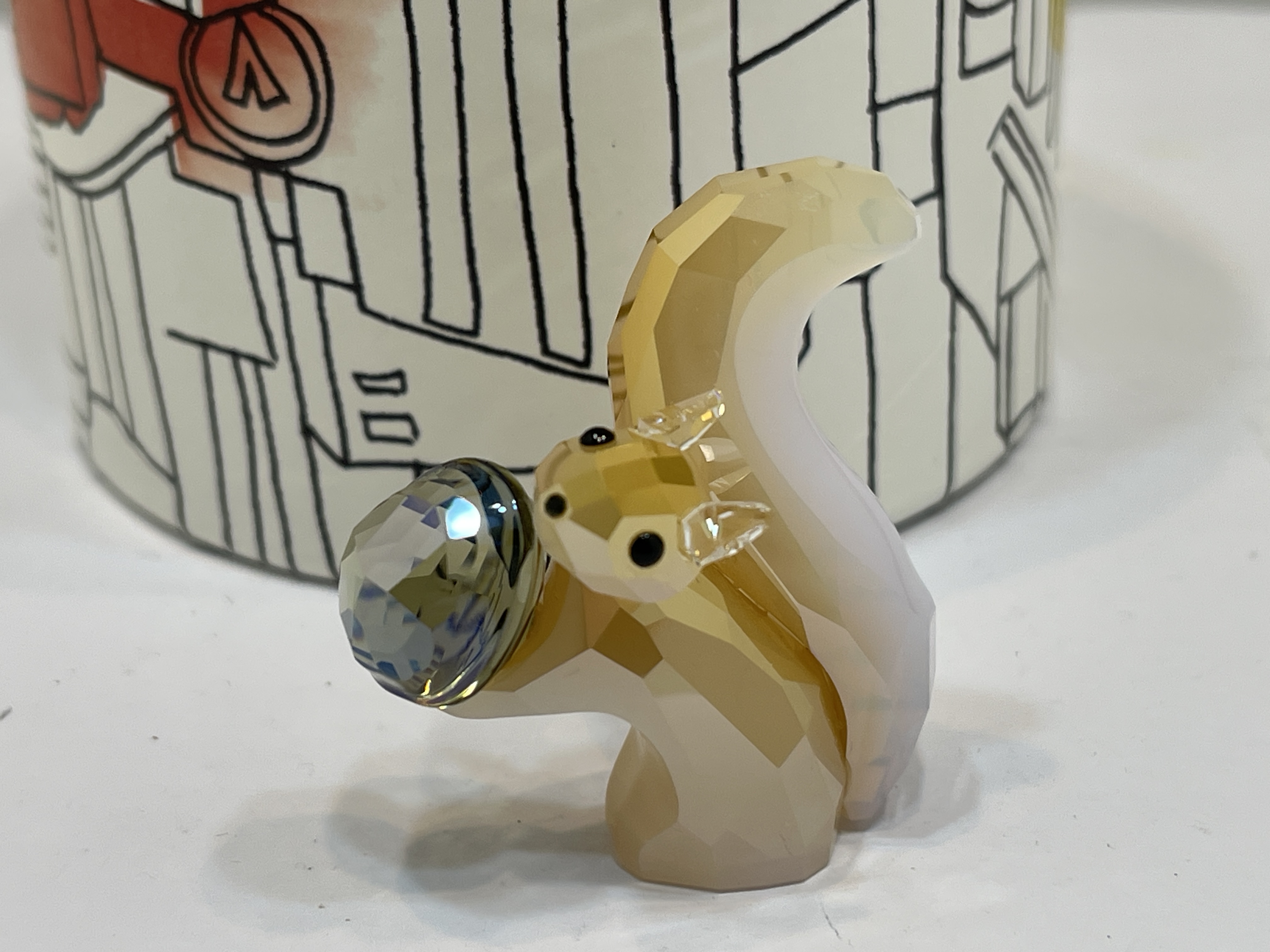 Swarovski Figur 1041377 Eichhörnchen Gracy 4 cm. Ovp Zertifikat Top Zustand 