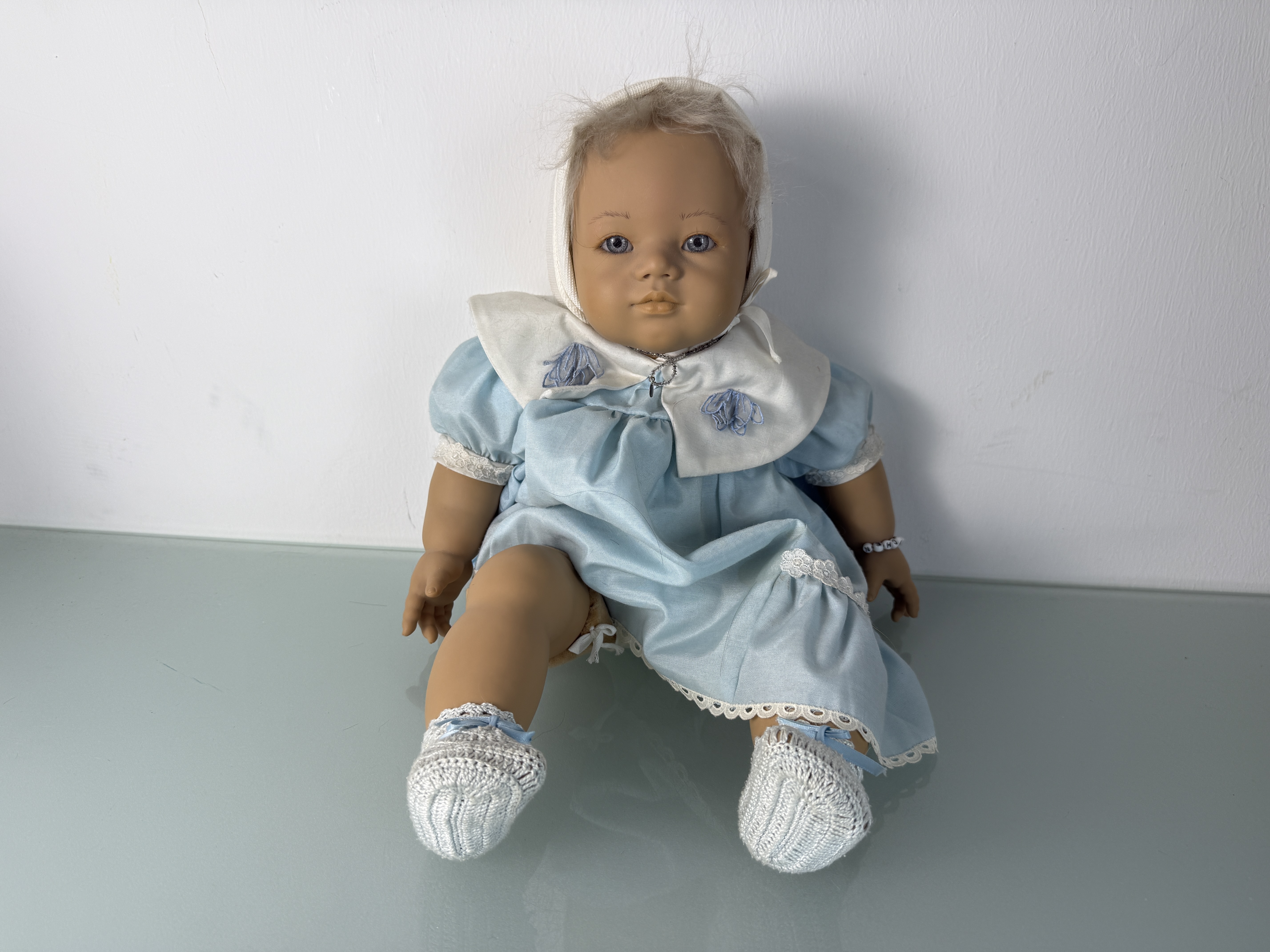 Künstlerpuppe Sammler Annette Himstedt Puppe Ännchen 56 cm. Top Zustand   