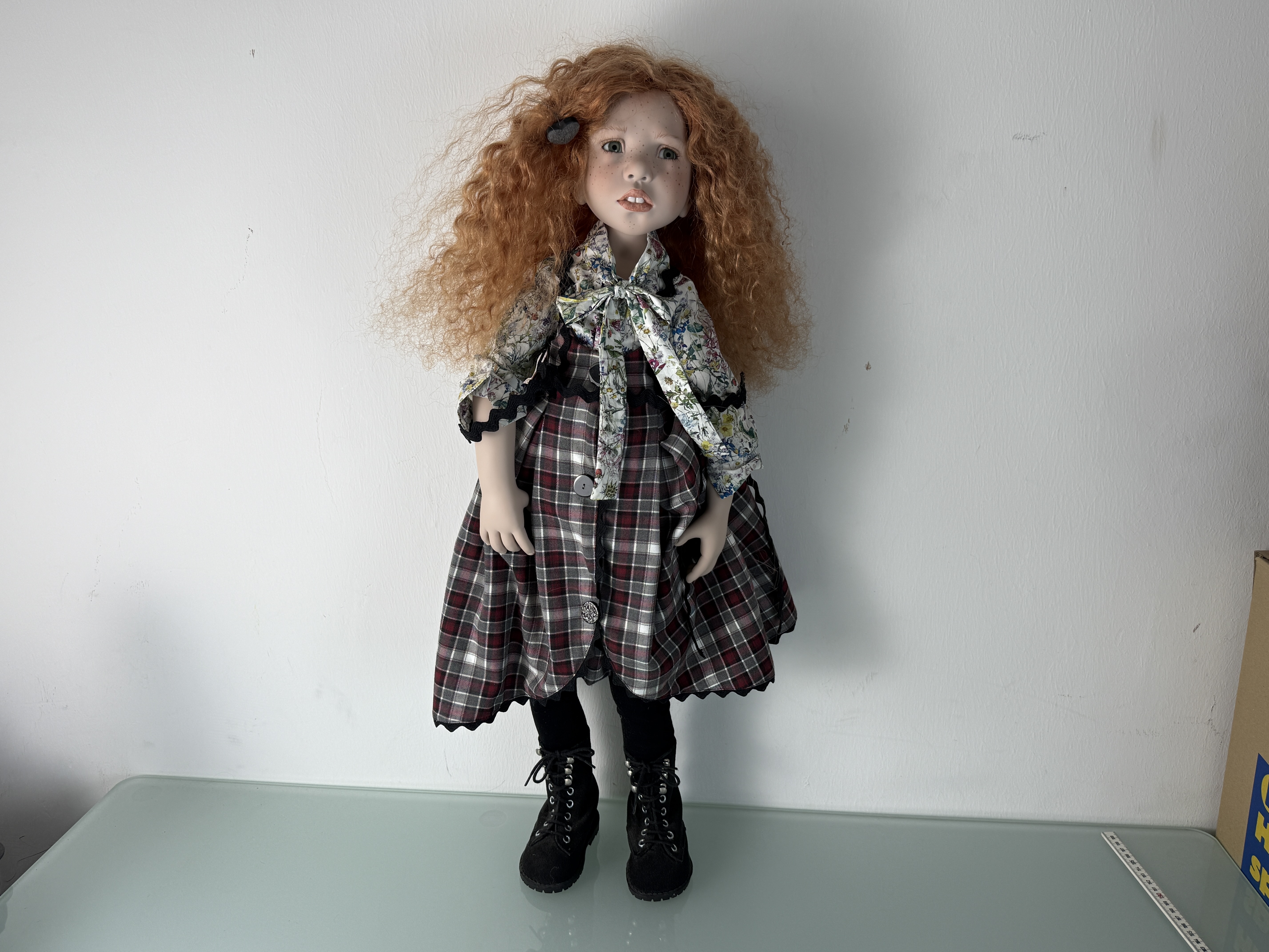 Zwergnase Künstlerpuppe Nicole Marschollek Puppe 75 cm. Top Zustand  