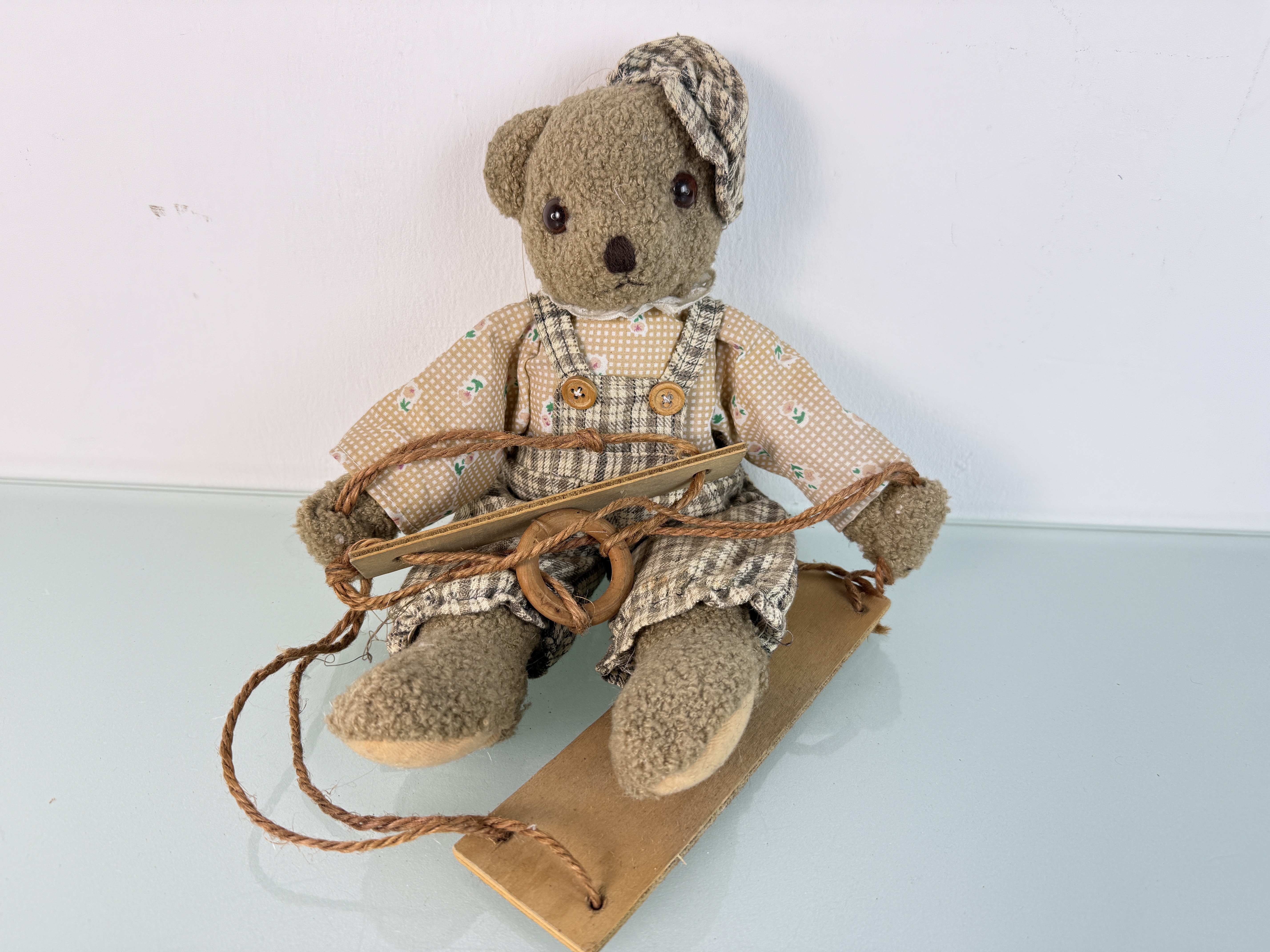 Alter Sammler Teddy Bär Künstlerbär 38 cm. Zustand Siehe Fotos 