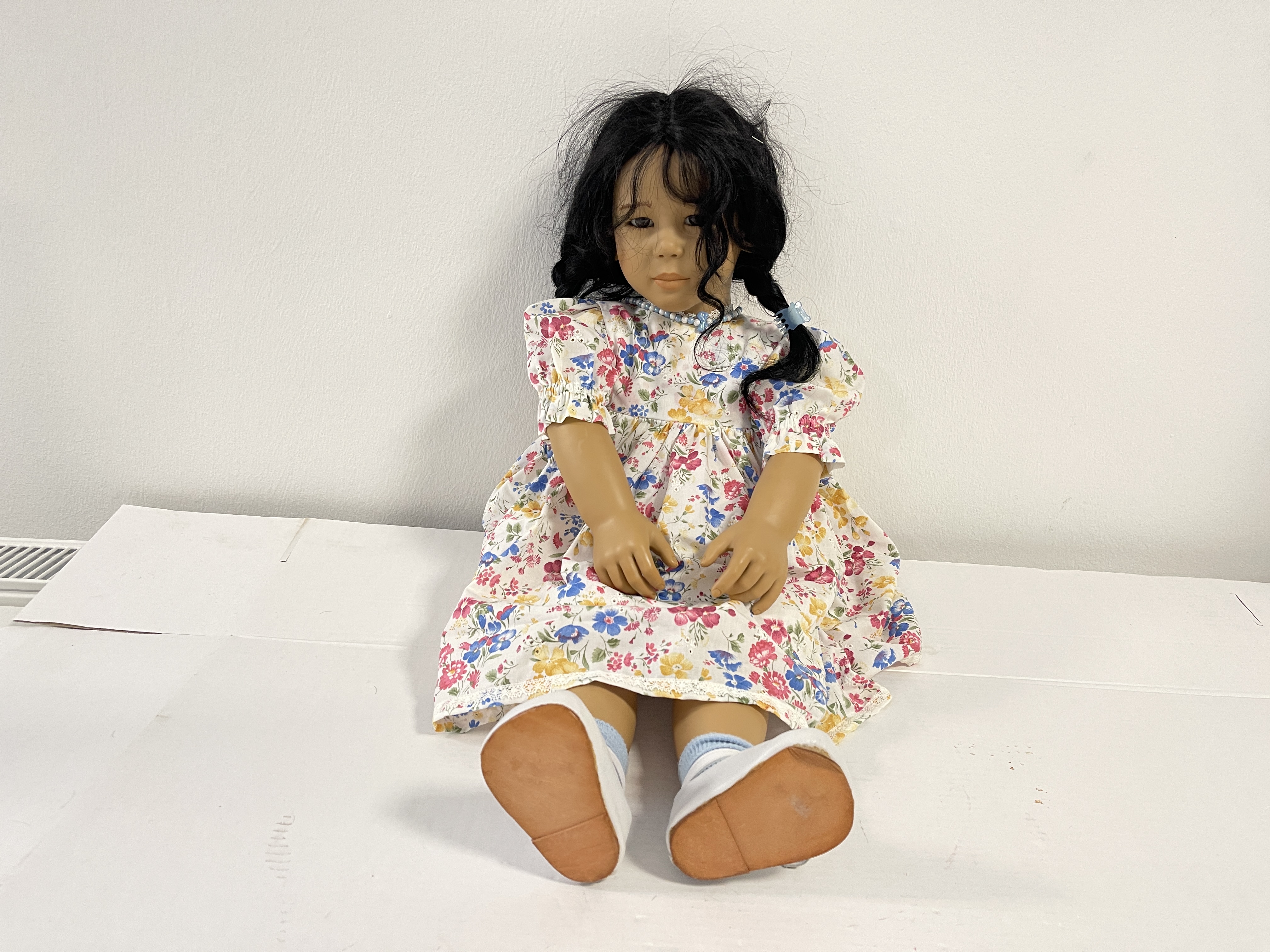 Annette Himstedt Puppe Vinyl Künstlerpuppe Michiko 72 cm. Top Zustand   