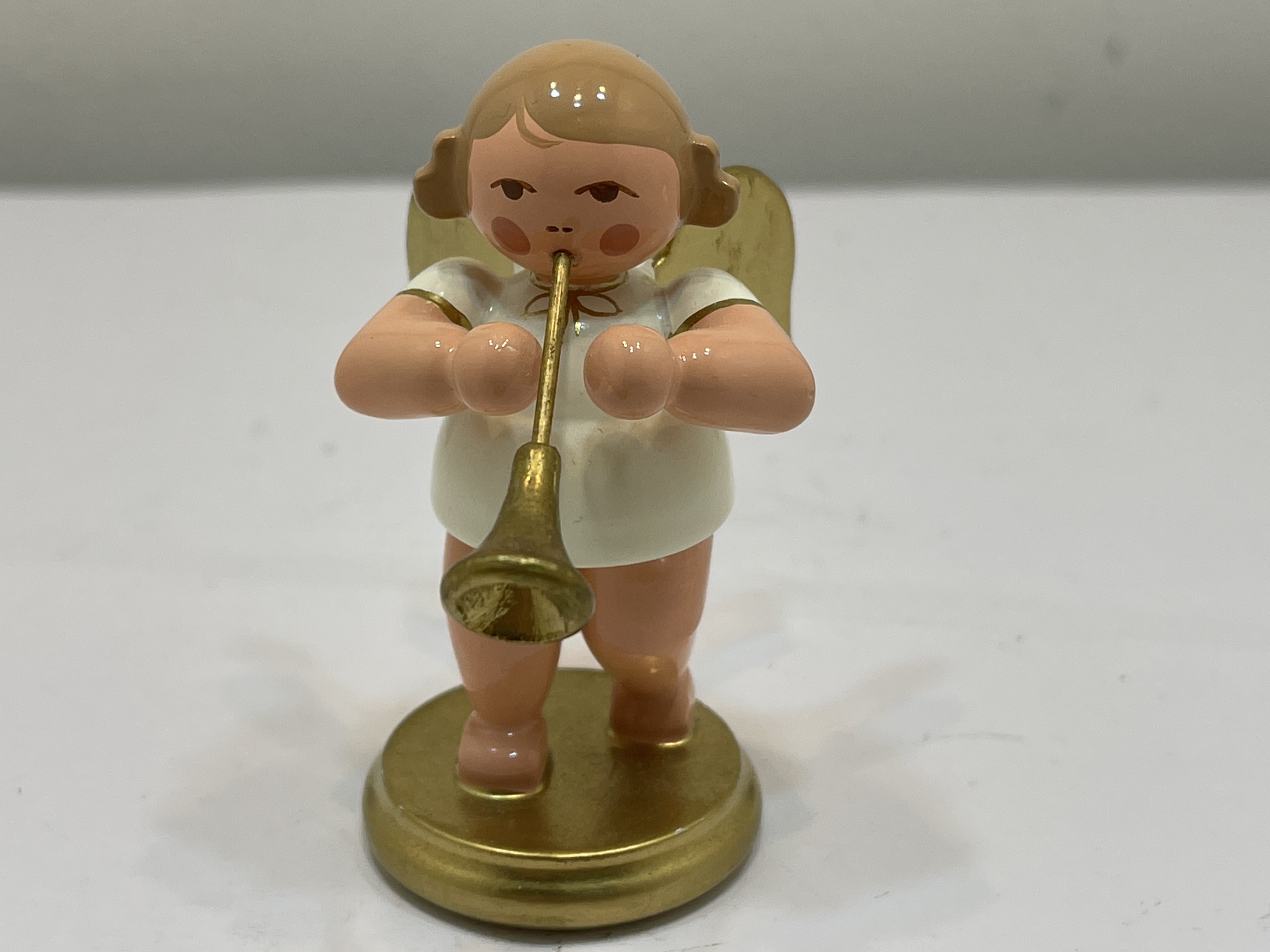 Erzgebirge Figur Christian Ulbricht Engel 6,5 cm. Top Zustand    