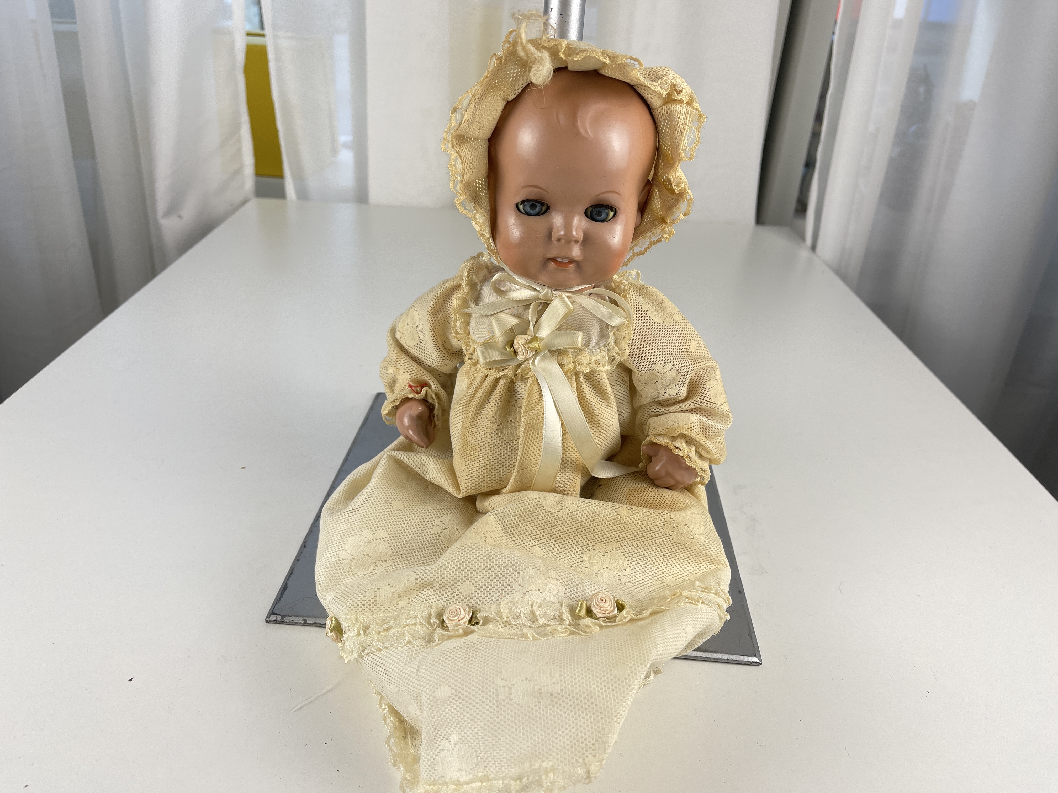 Schildkröt-Puppe Schildkrötpuppe Puppe 35 cm. Zustand siehe Fotos Raucherhaushalt  