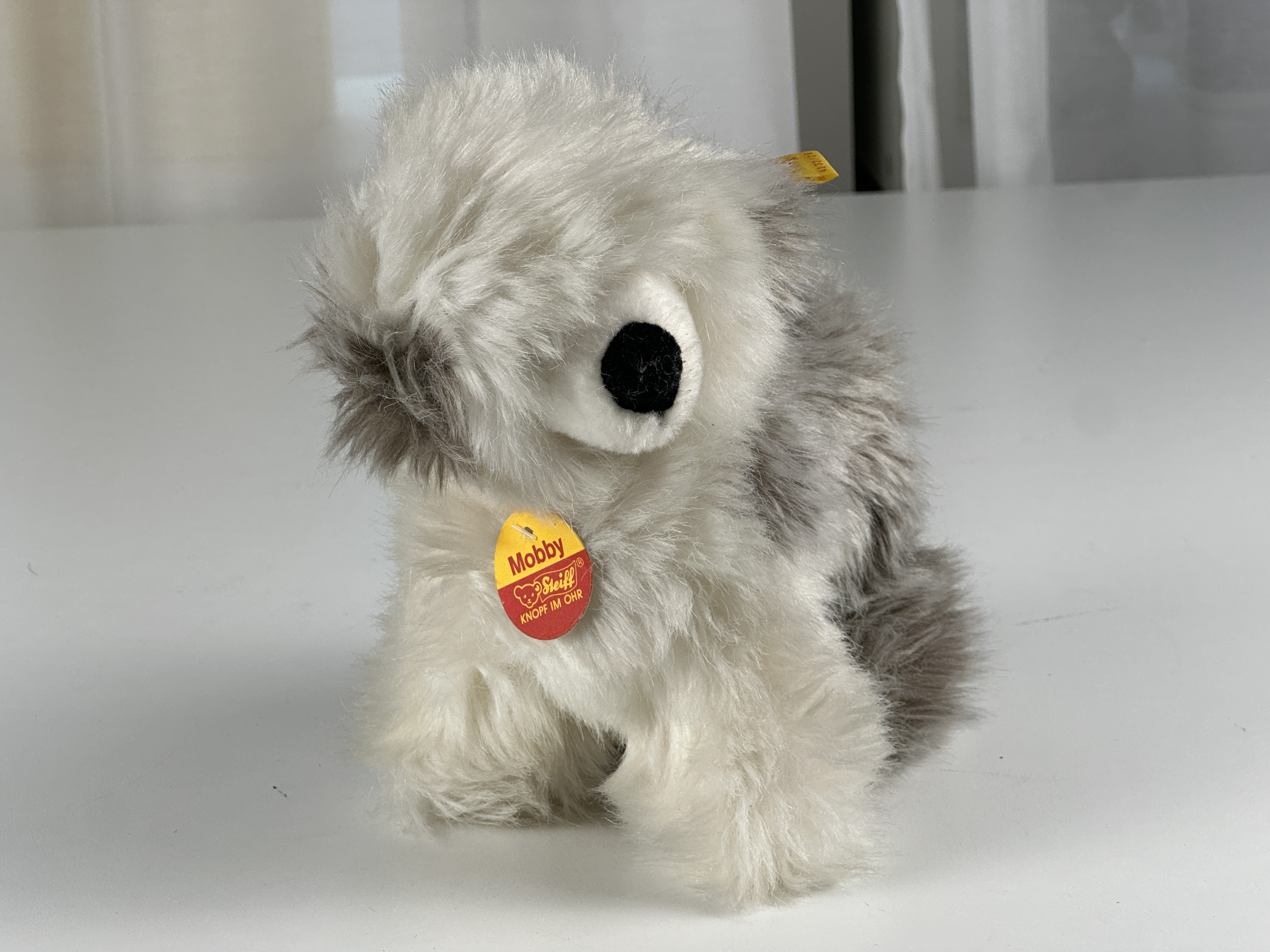 Steiff Tier 4132/20 Mobby Hund 18 cm Top Zustand 