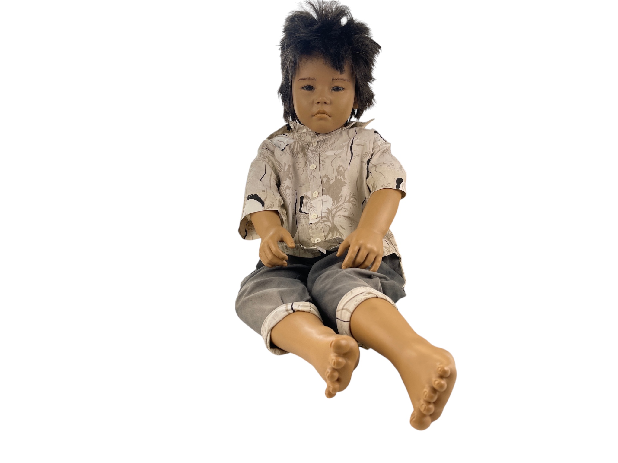 Künstlerpuppe Annette Himstedt Puppe Vinyl Makimura 80 cm Top Zustand 