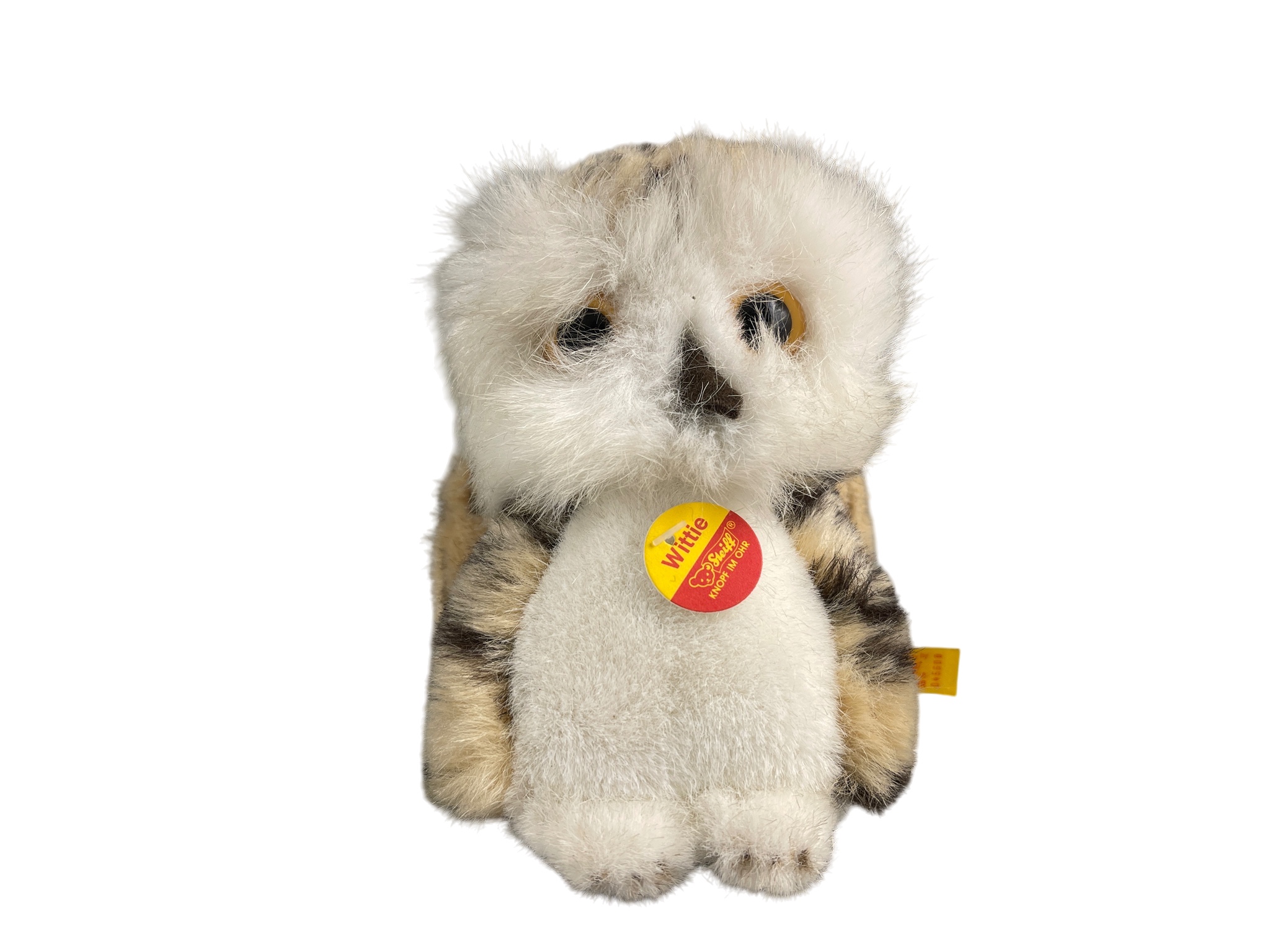 Steiff Tier 045608 - Wittie Eule 12cm. Top Zustand   