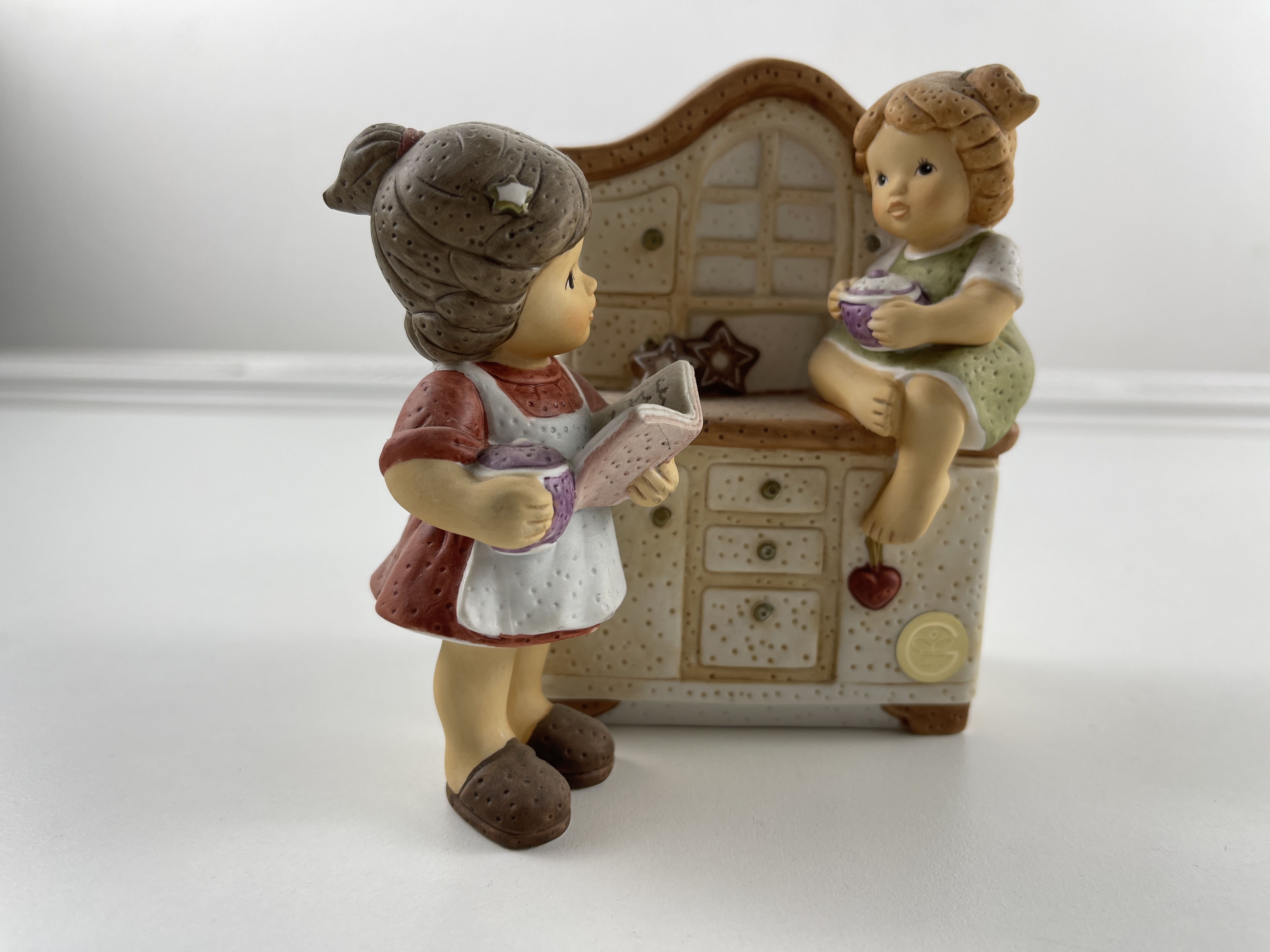 Goebel Figur Nina und Marco Engel Spieluhr 12  cm - Top Zustand.  