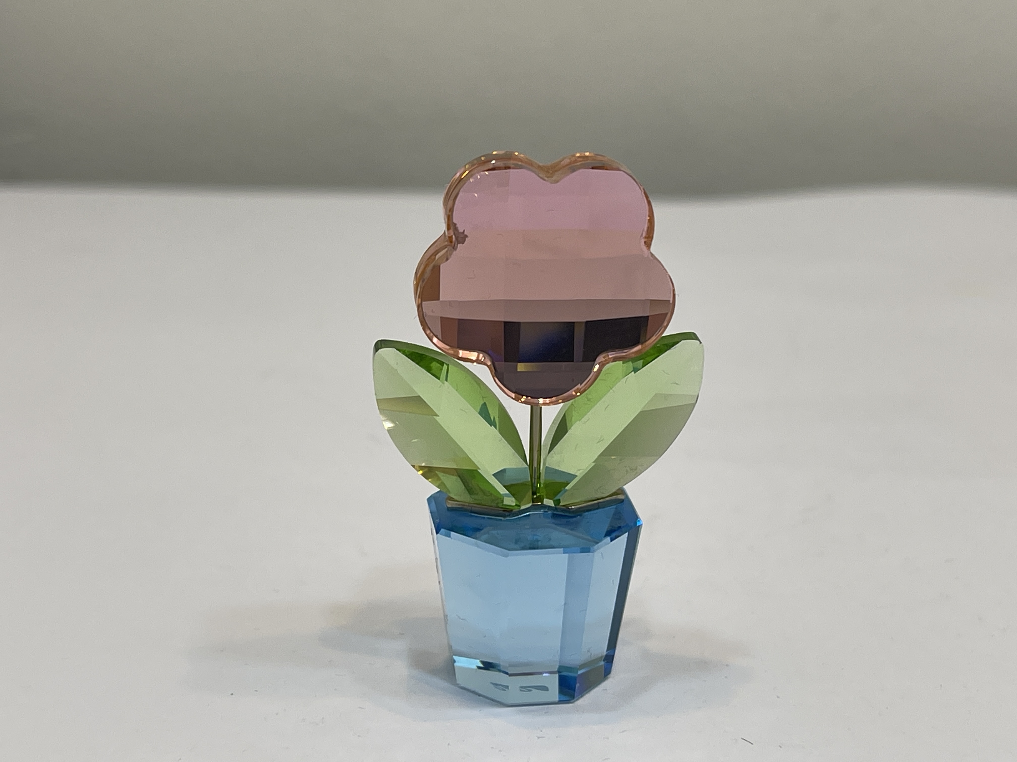 Swarovski Figur 627097 Blumentopf Blume 5 cm. Top Zustand 