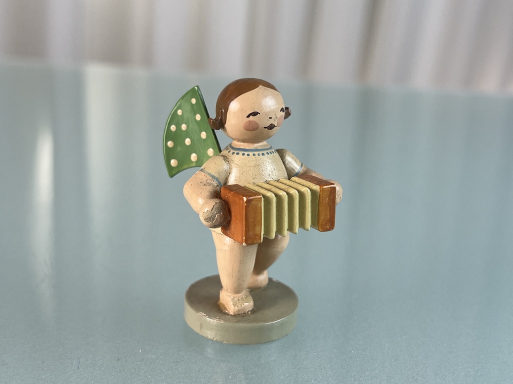 Erzgebirge Figur Sammlerfigur Holz 6 cm. Guter Zustand siehe Fotos