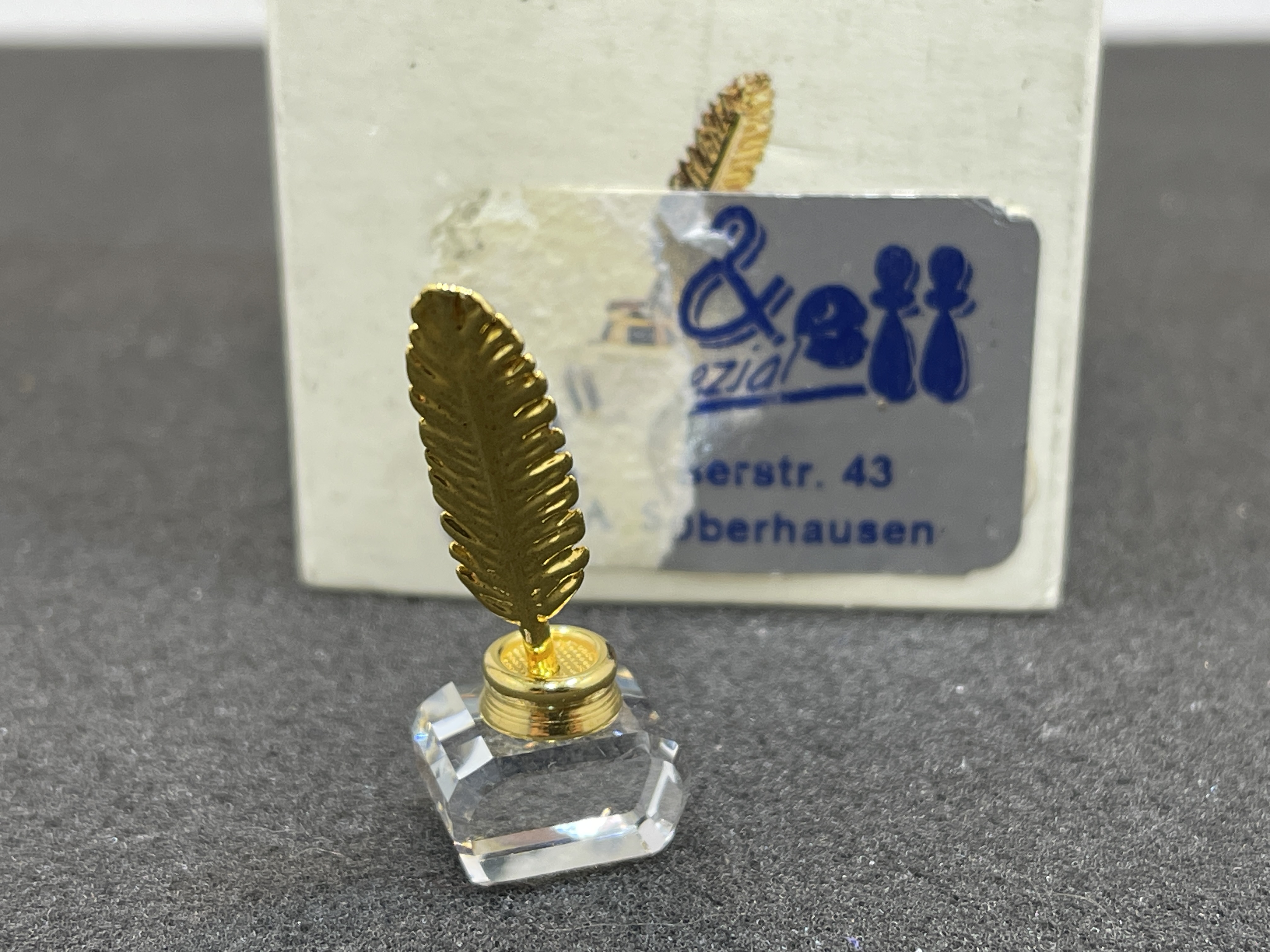  Swarovski Figur 189195 Memories Tintenfass. Mit Ovp & Zertifikat. Top Zustand  