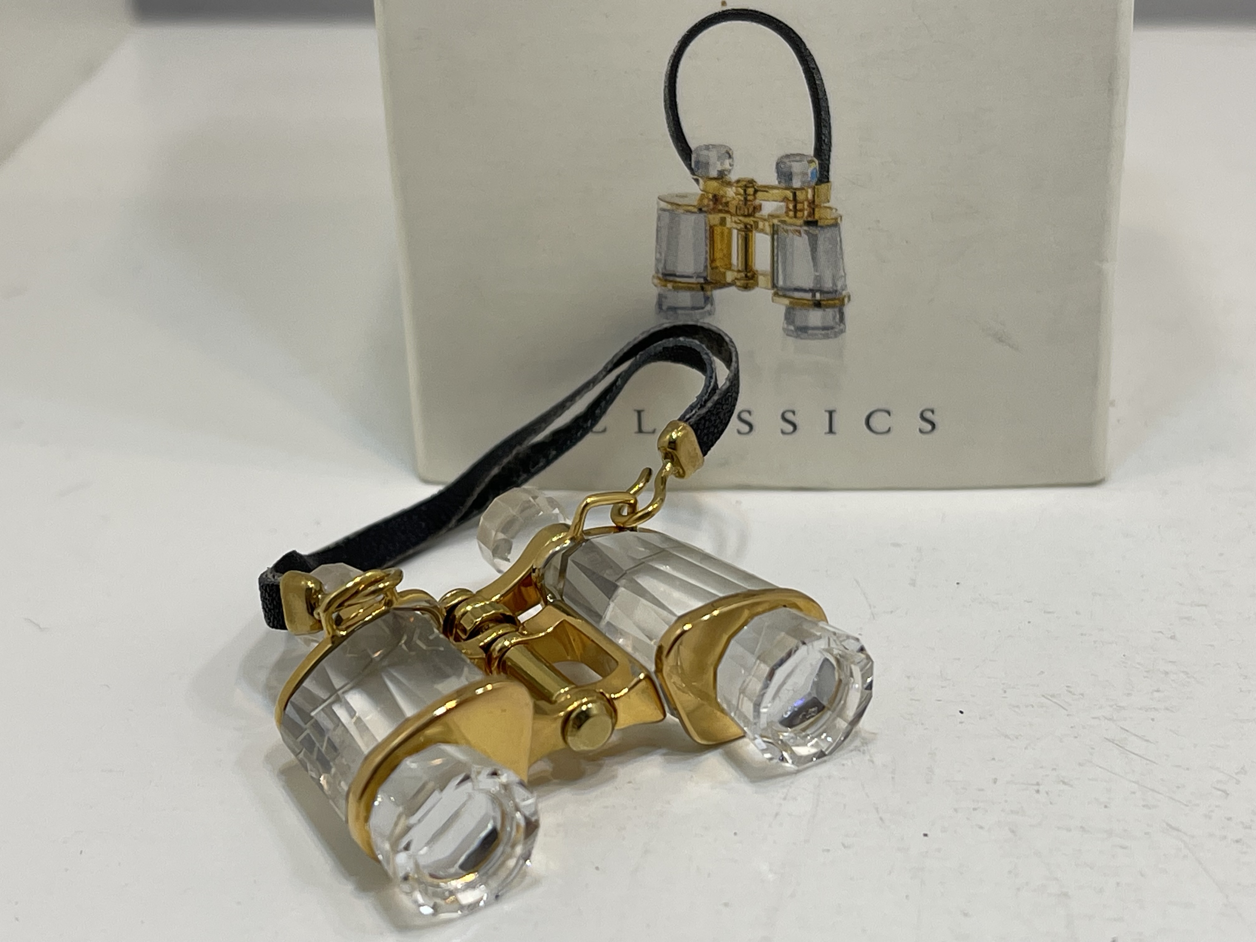 Swarovski Figur 243445 Memories Fernglas 3,5 cm + OVP. Top Zustand 