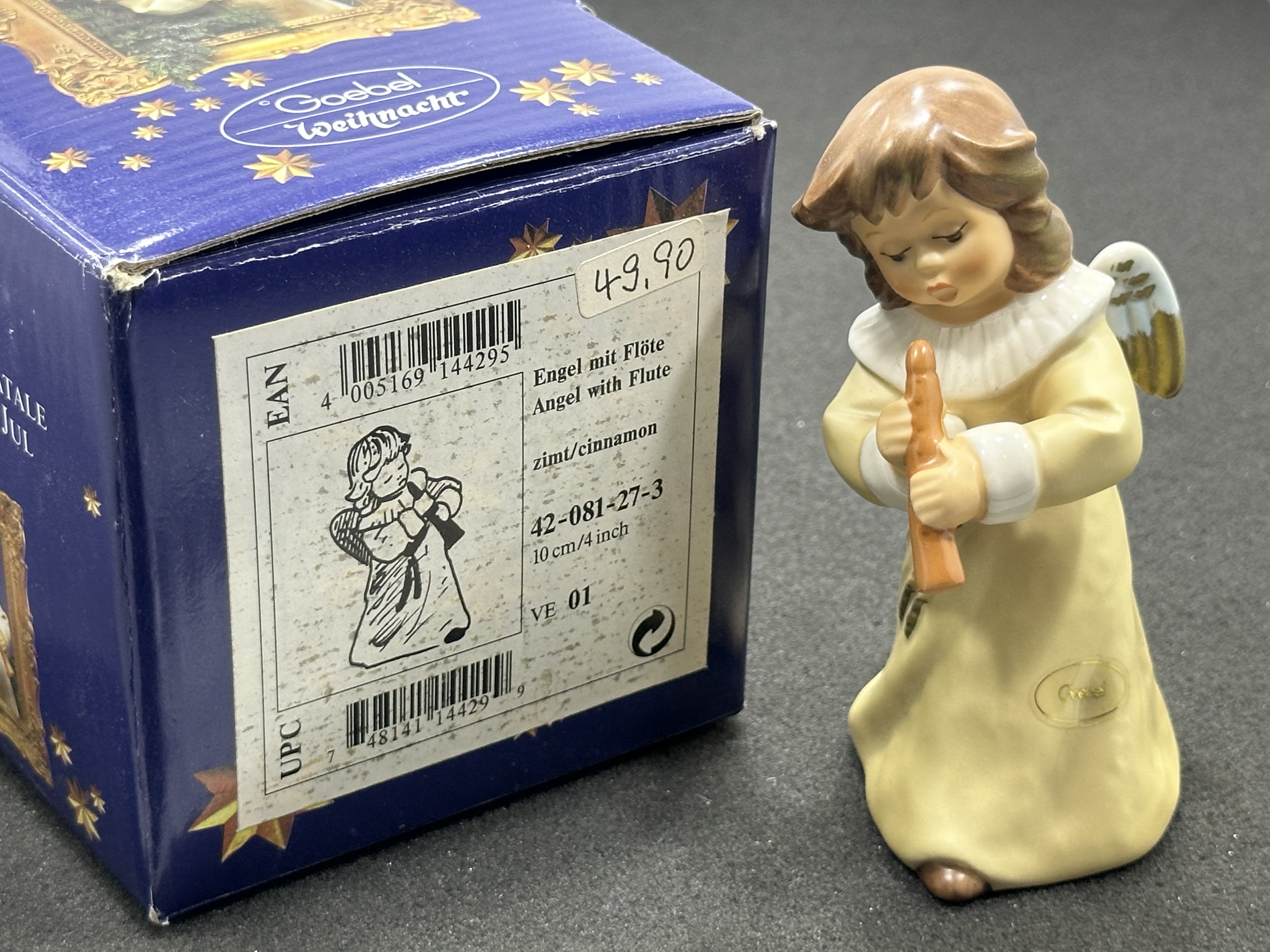 Goebel Figur 42-081 Engel  mit Flöte 10 cm Top Zustand