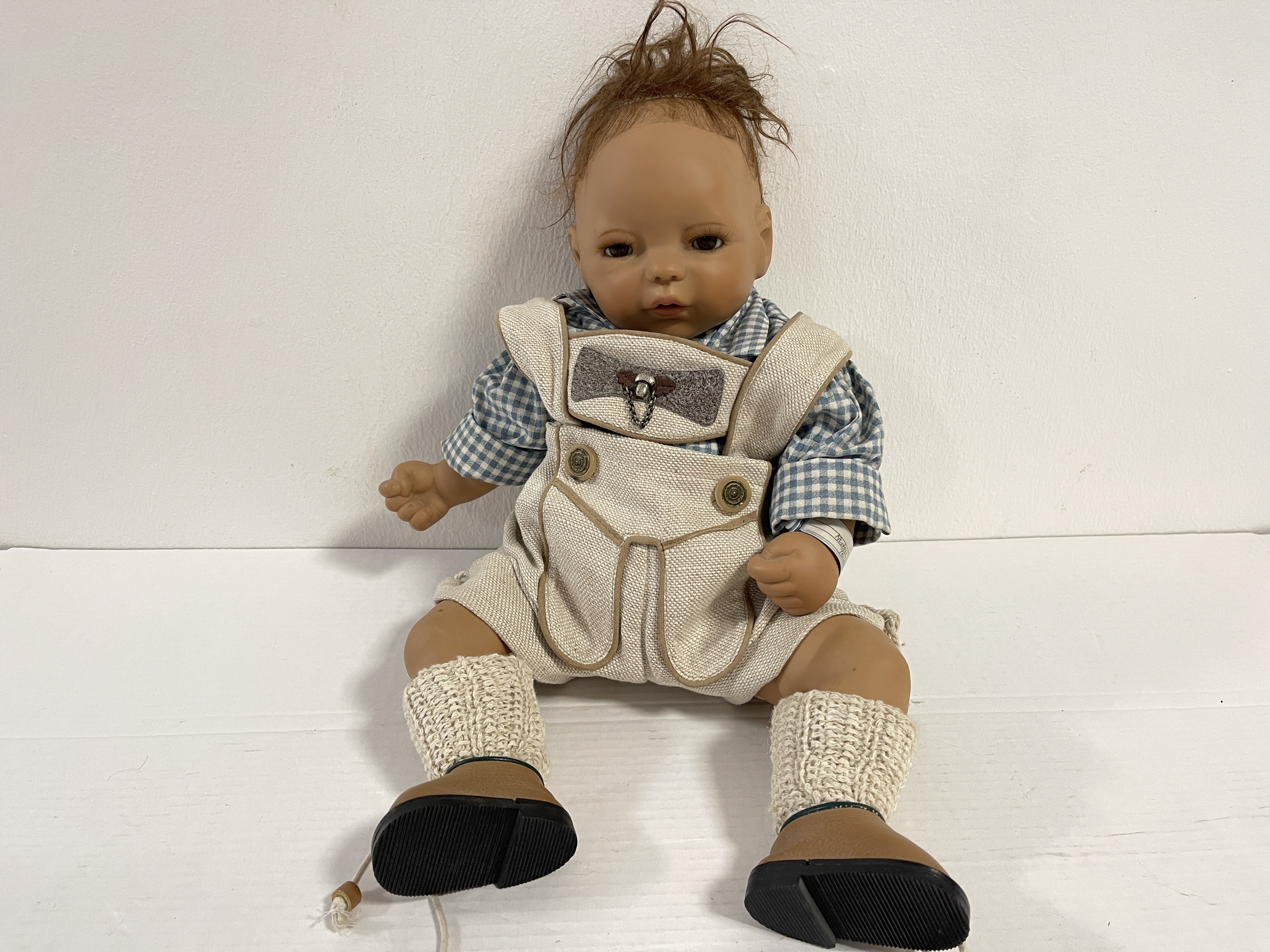 Künstlerpuppe Sigikid Vinyl Puppe Inge Tenbusch 48 cm. Top Zustand  