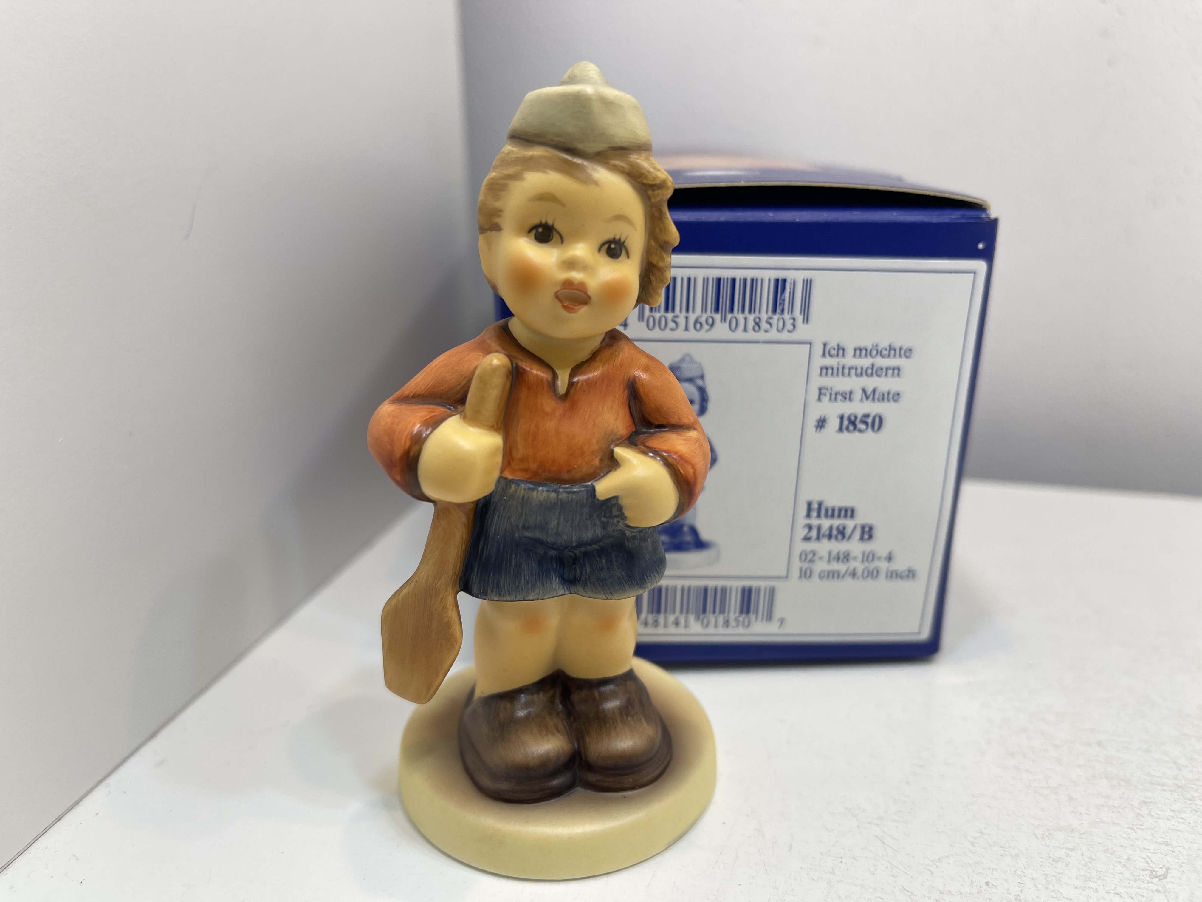 Hummel Figur 2148/B Ich möchte mitrudern 10,3 cm. Mit Ovp. 1 Wahl. Top Zustand   Hummel Figur 2148/B Ich möchte mitrudern 10,3 cm. Mit Ovp. 1 Wahl. Top Zustand