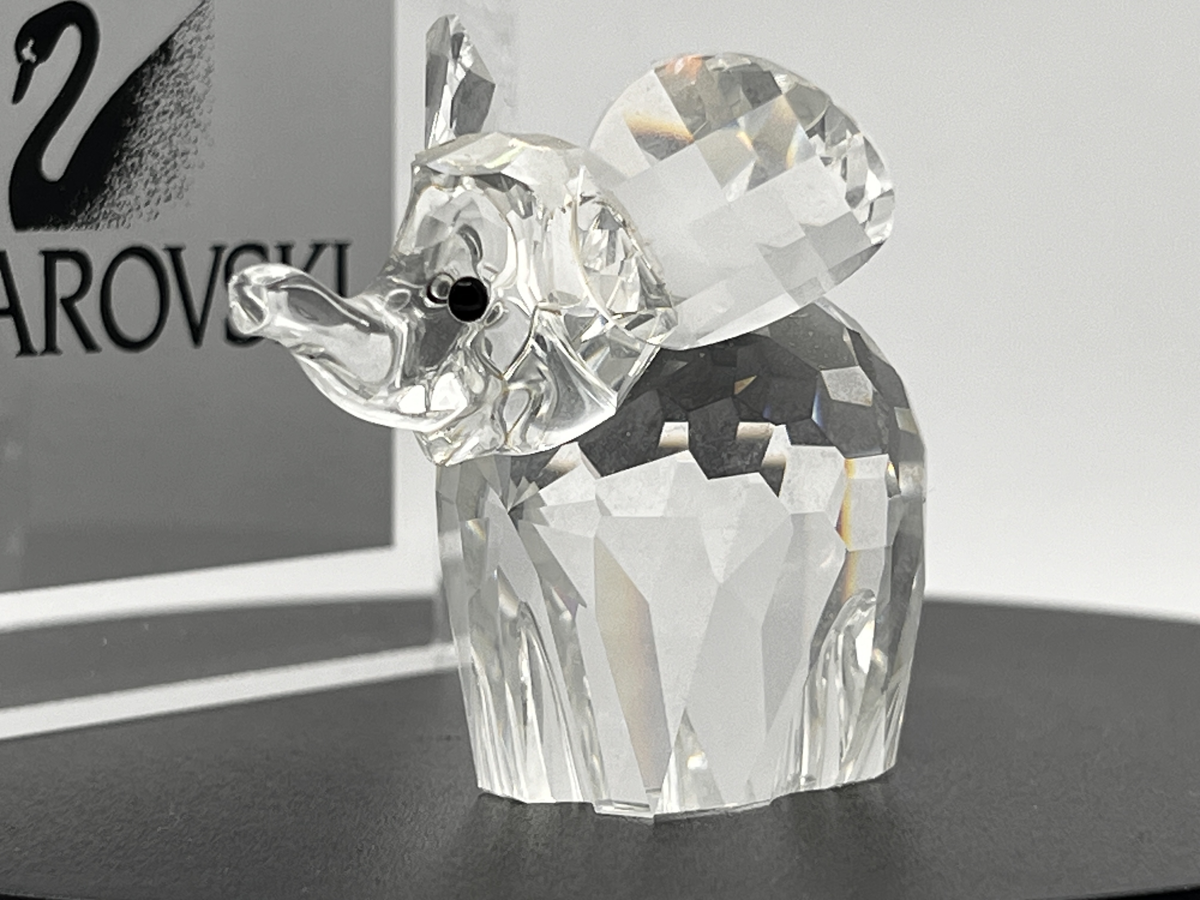 Swarovski Figur 015169 Elefant Groß 6,5 cm. Top Zustand 