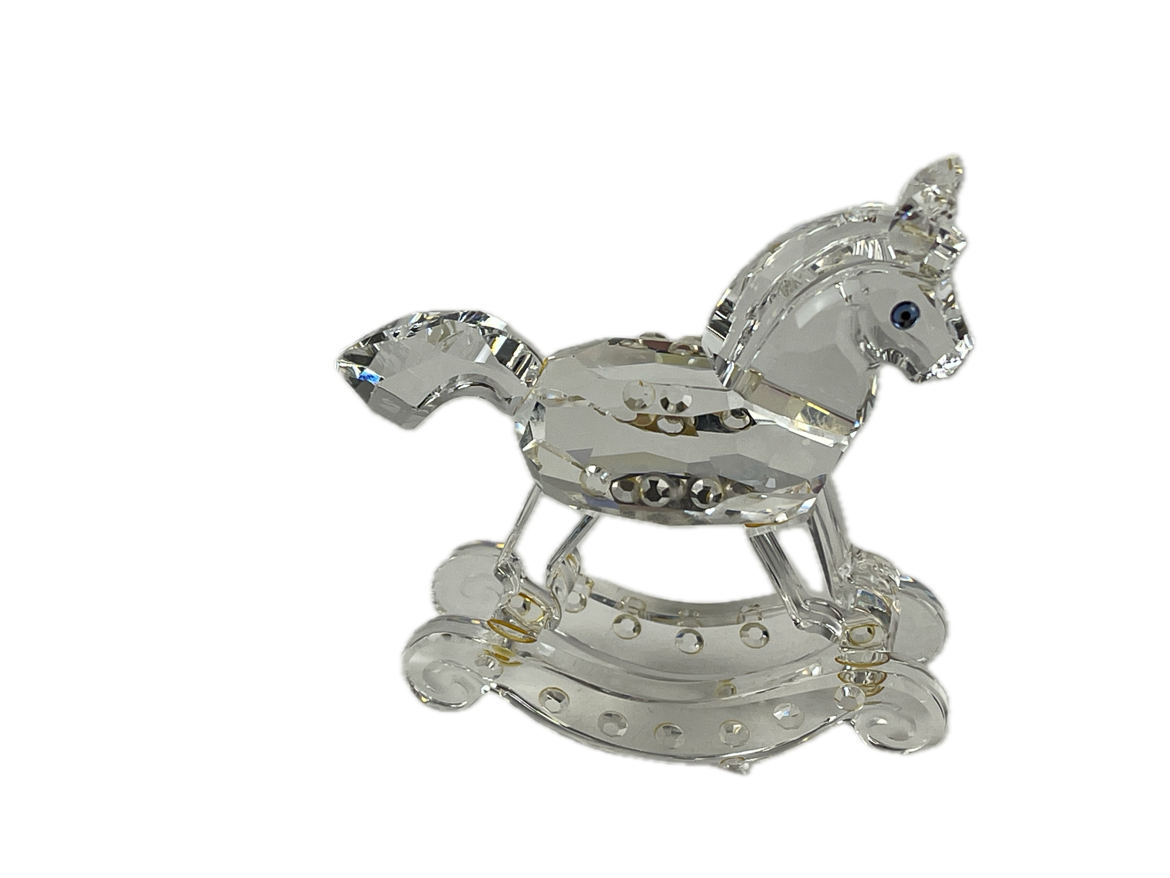  Swarovski Figur 183270 Schaukelpferd 6,8 cm. Zustand siehe Fotos 