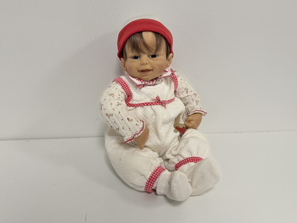 Rolanda Heimer Vinyl Künstlerpuppe Puppe 48 cm. Top Zustand 