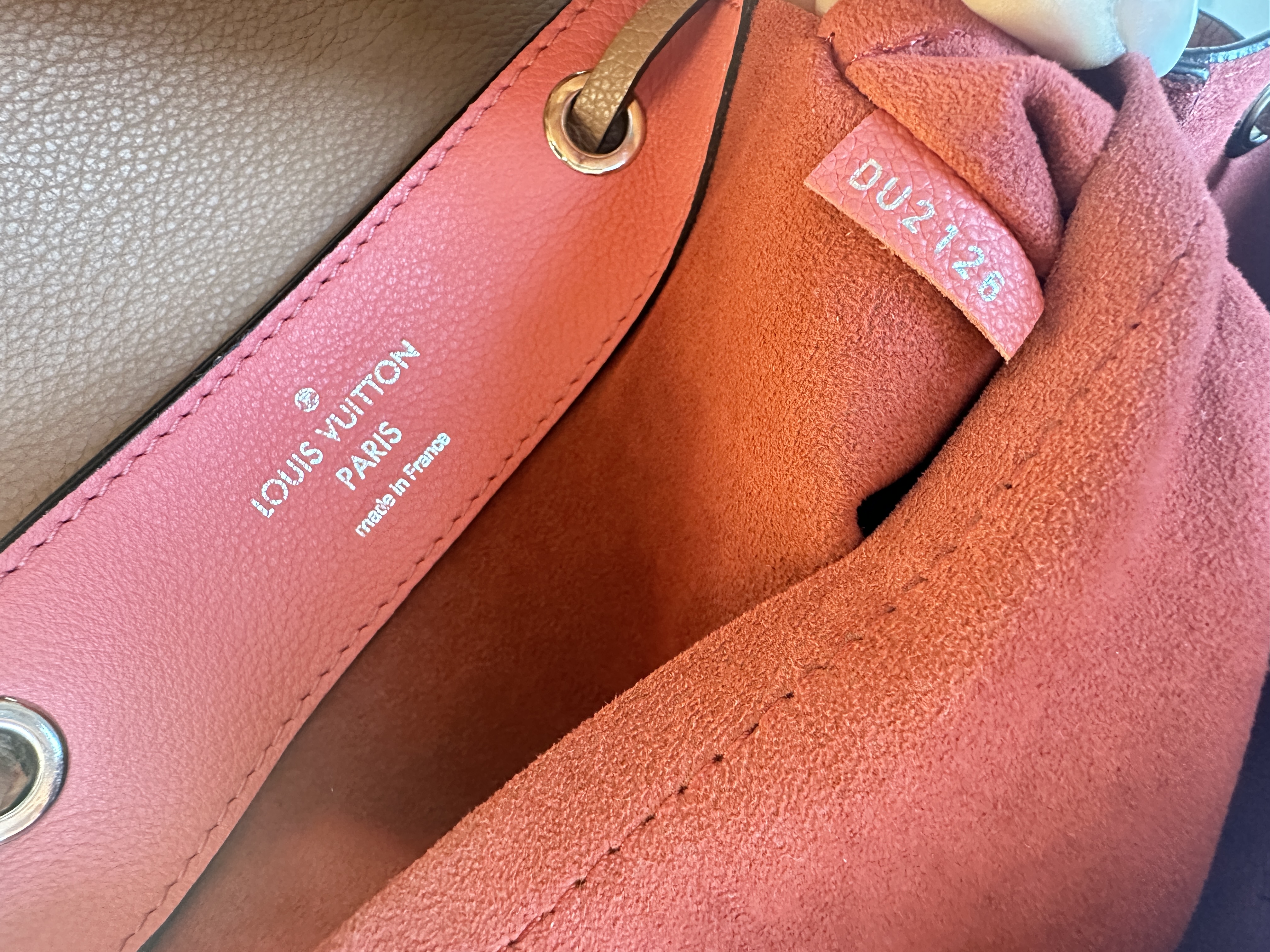  Louis Vuitton rock Me Rucksack aus Kalbsleder Rosa Original DU2126 Top Zustand siehe Bilder 