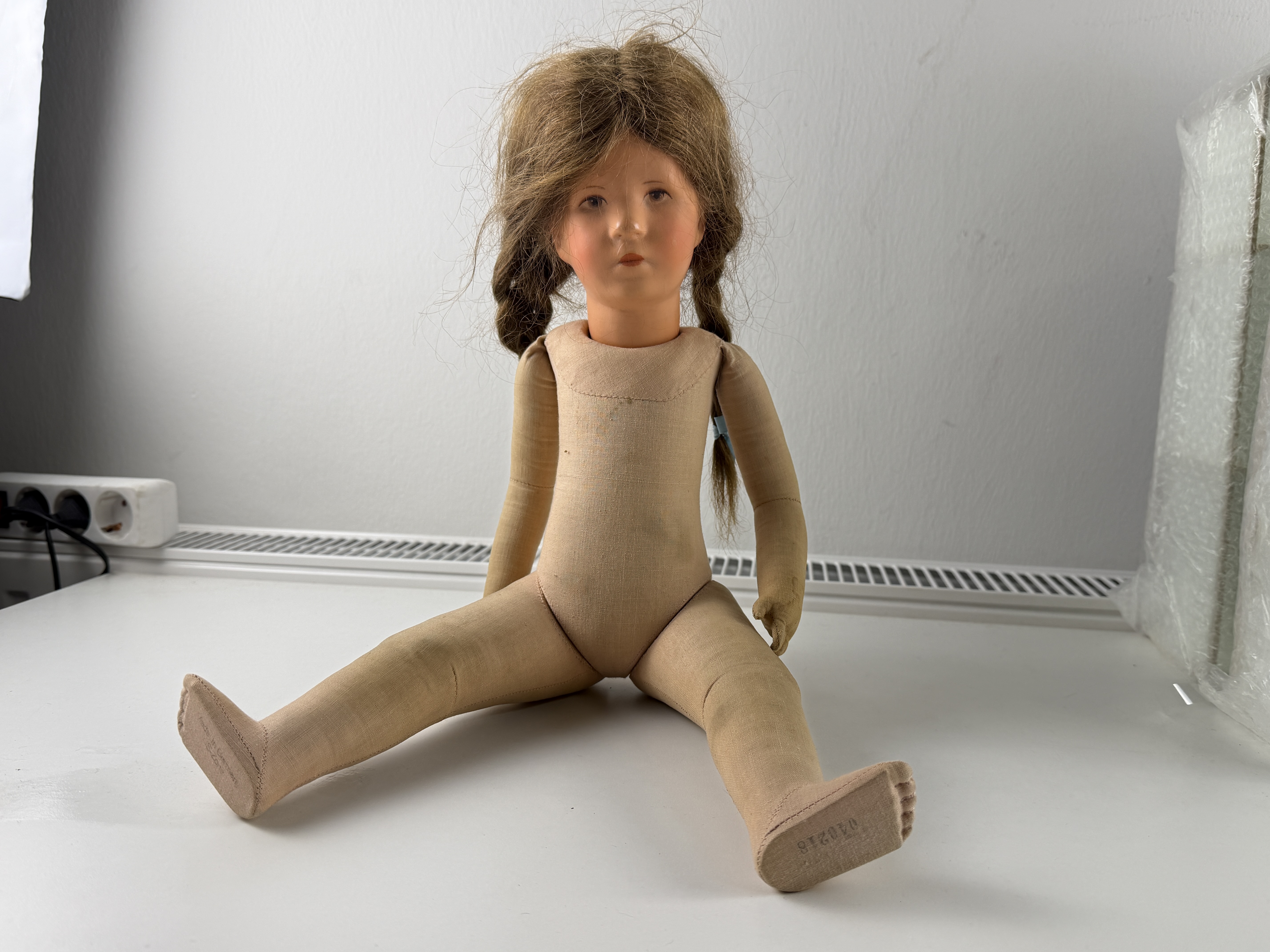 Alte Käthe Kruse Puppe Sammlerpuppe 50 cm Zustand Siehe Fotos 