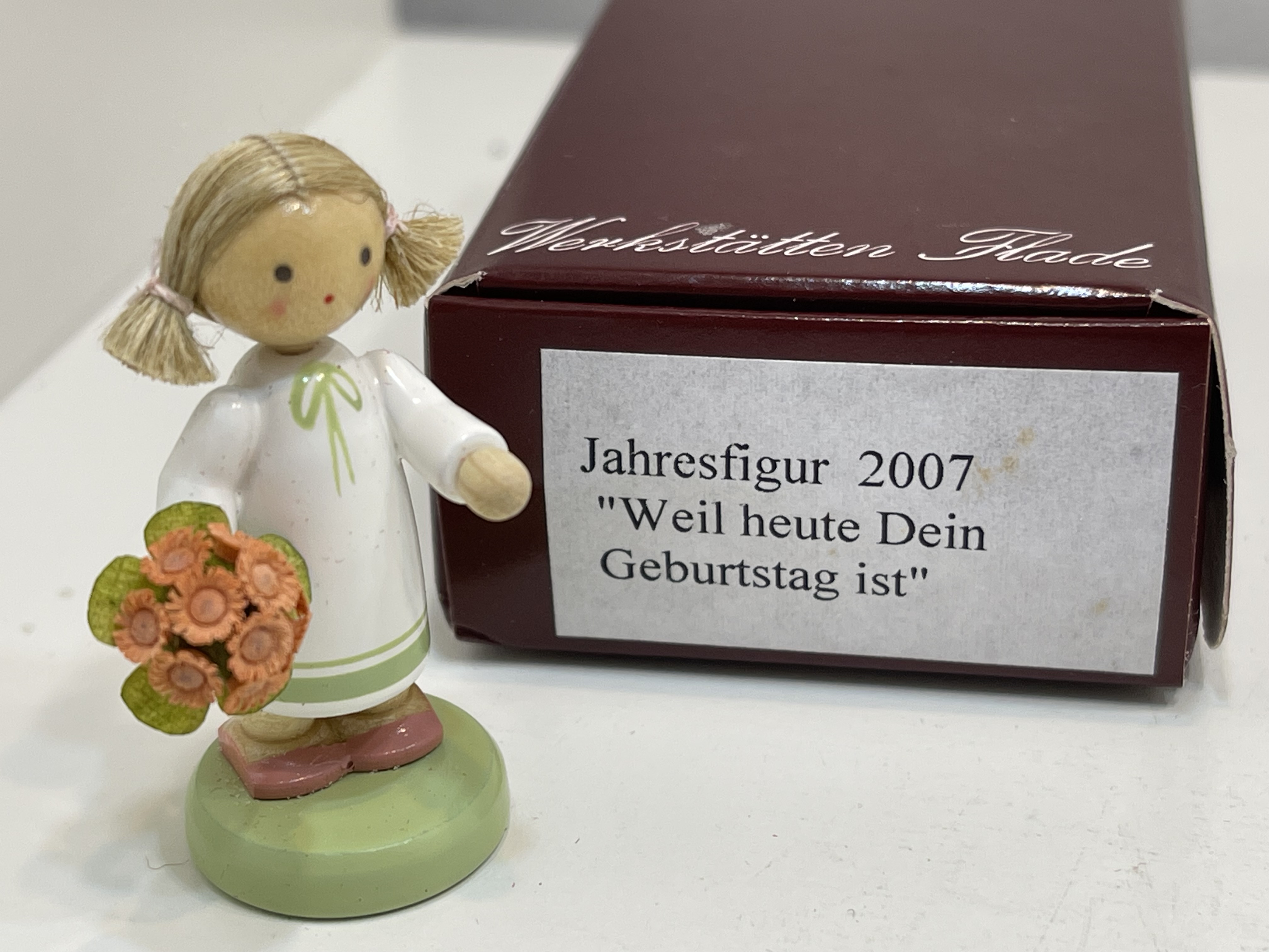 Erzgebirge Flade Figur 4,5 cm - Top Zustand         