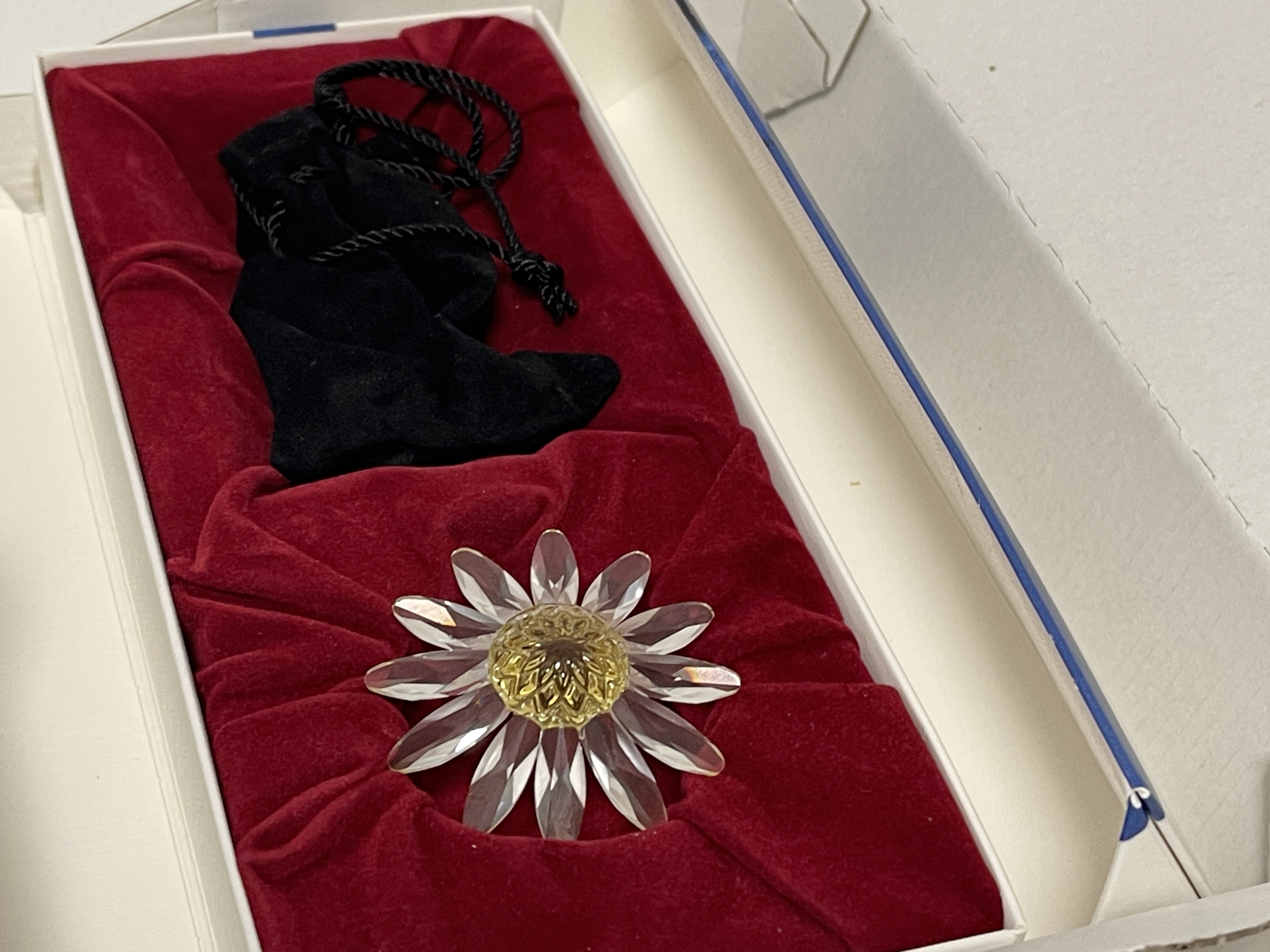 Swarovski Figur Blume - Margerite. Gelb 5 cm. Ovp - Top Zustand. 
