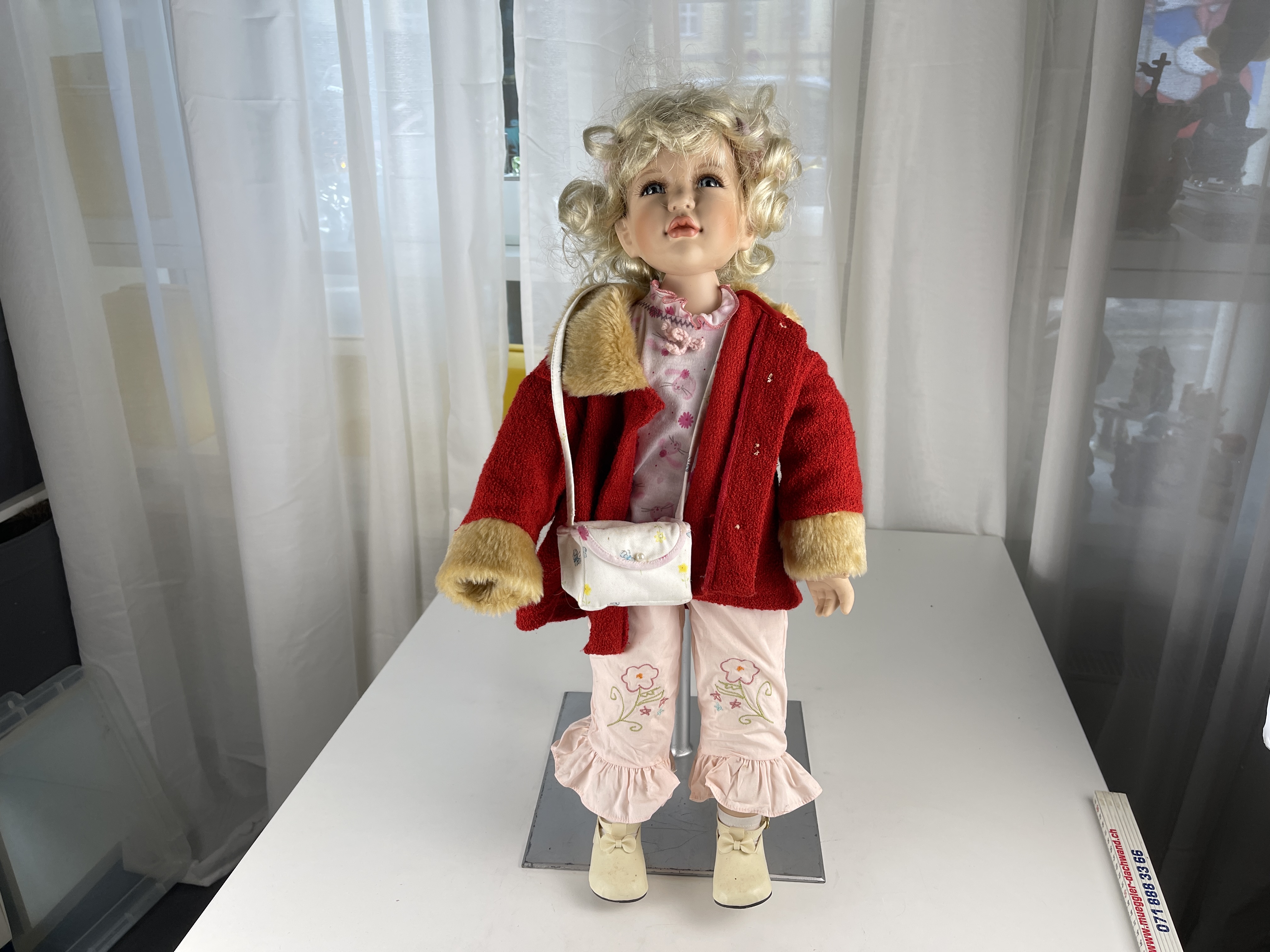 Oncrown Künstlerpuppe Porzellan Puppe 59 cm. Schmutzig