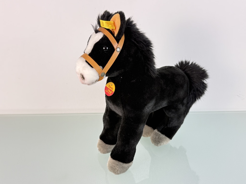 Steiff Tier 072765 Pferd Ferdy 33 x 35 cm Top Zustand  