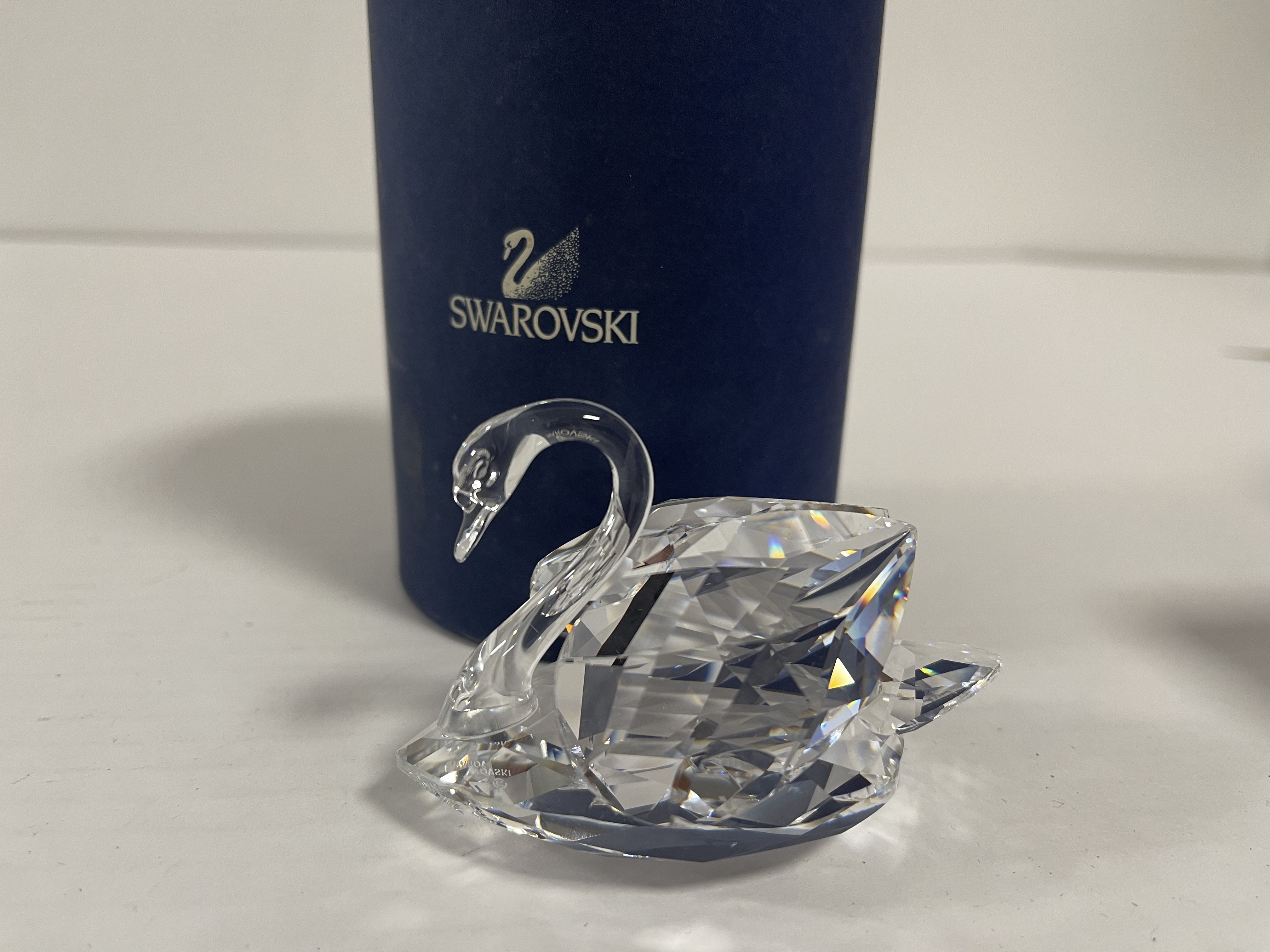 Swarovski Figur 010005 Großer Schwan 7,5 cm. Mit Ovp & Zertifikat. Top Zustand  