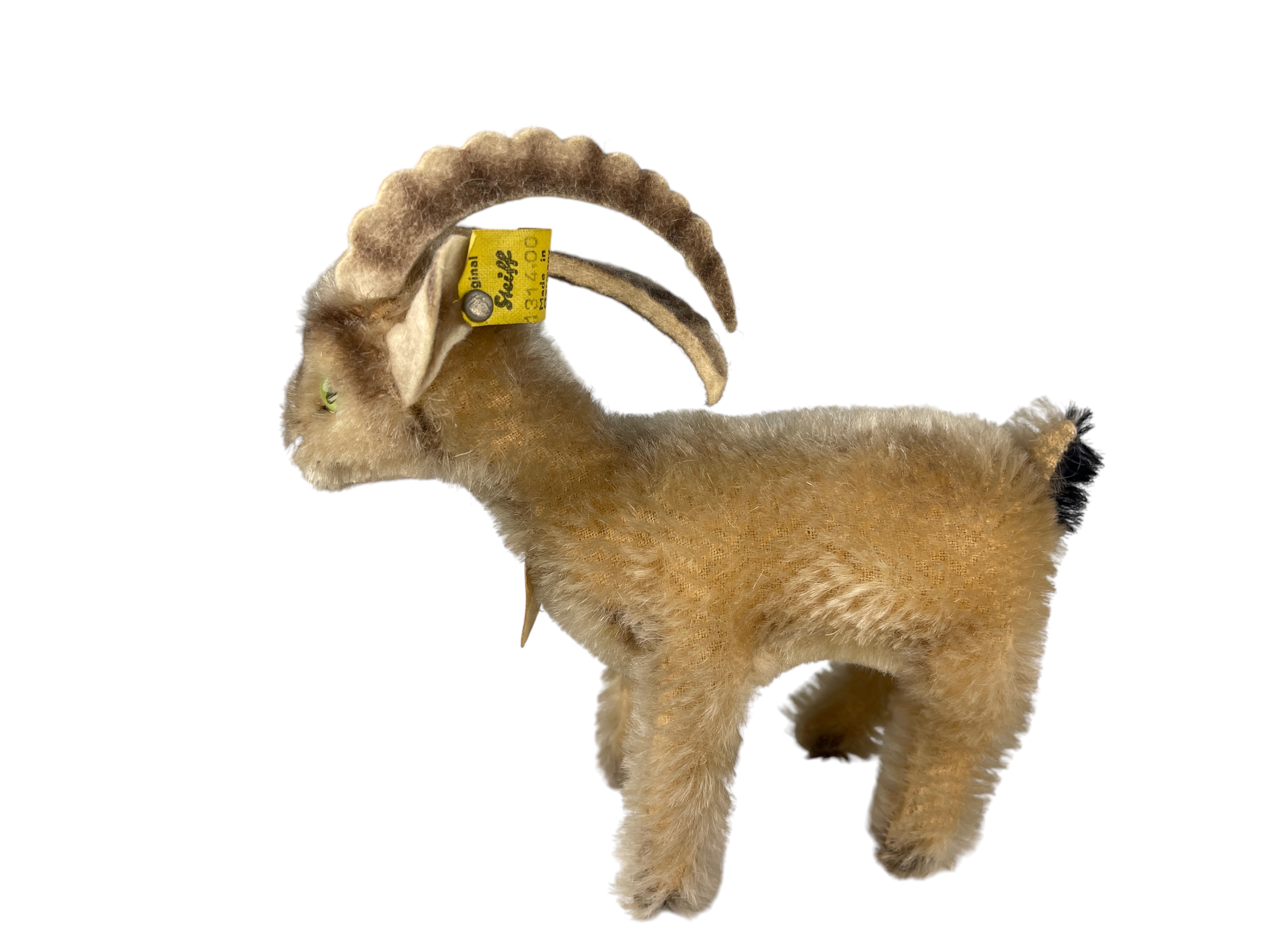 Steiff Tier Sammler Stofftier 1314.00 Steinbock 15 cm. Top Zustand 