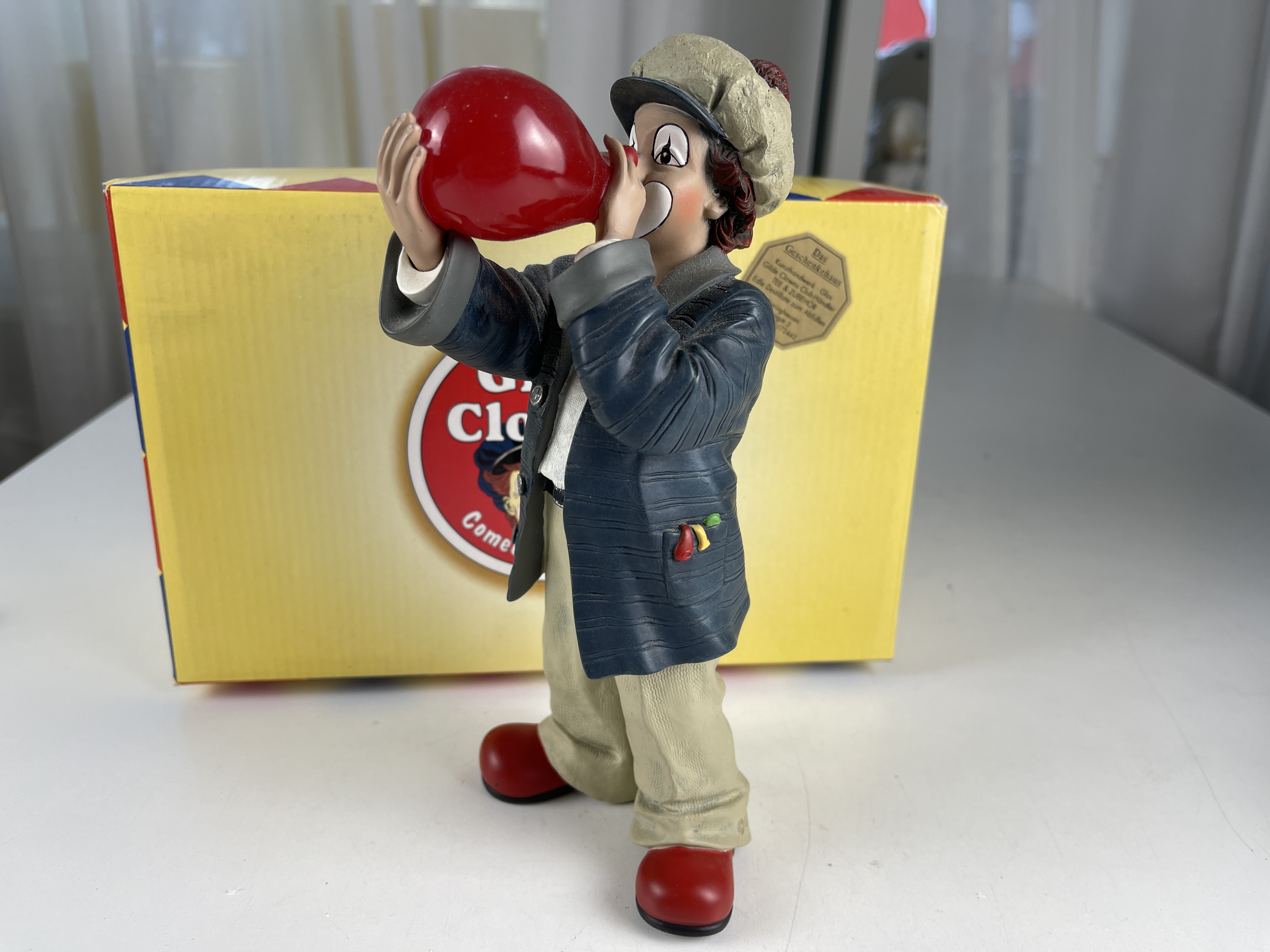 Original Gilde Clown Sammlerfigur Figur 21 cm. Top Zustand