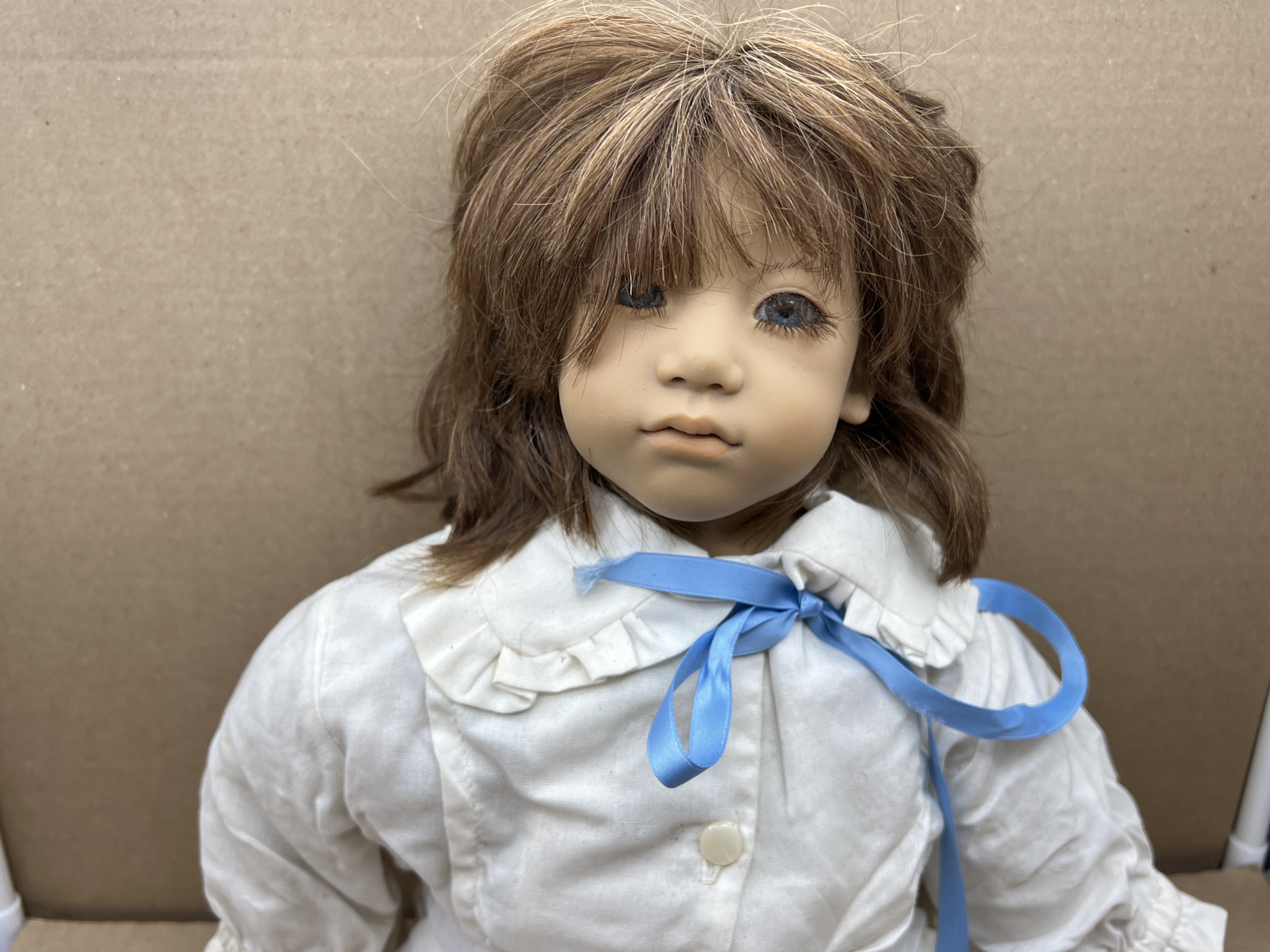 Annette Himstedt Puppe Enzo 66 cm. Top Zustand   