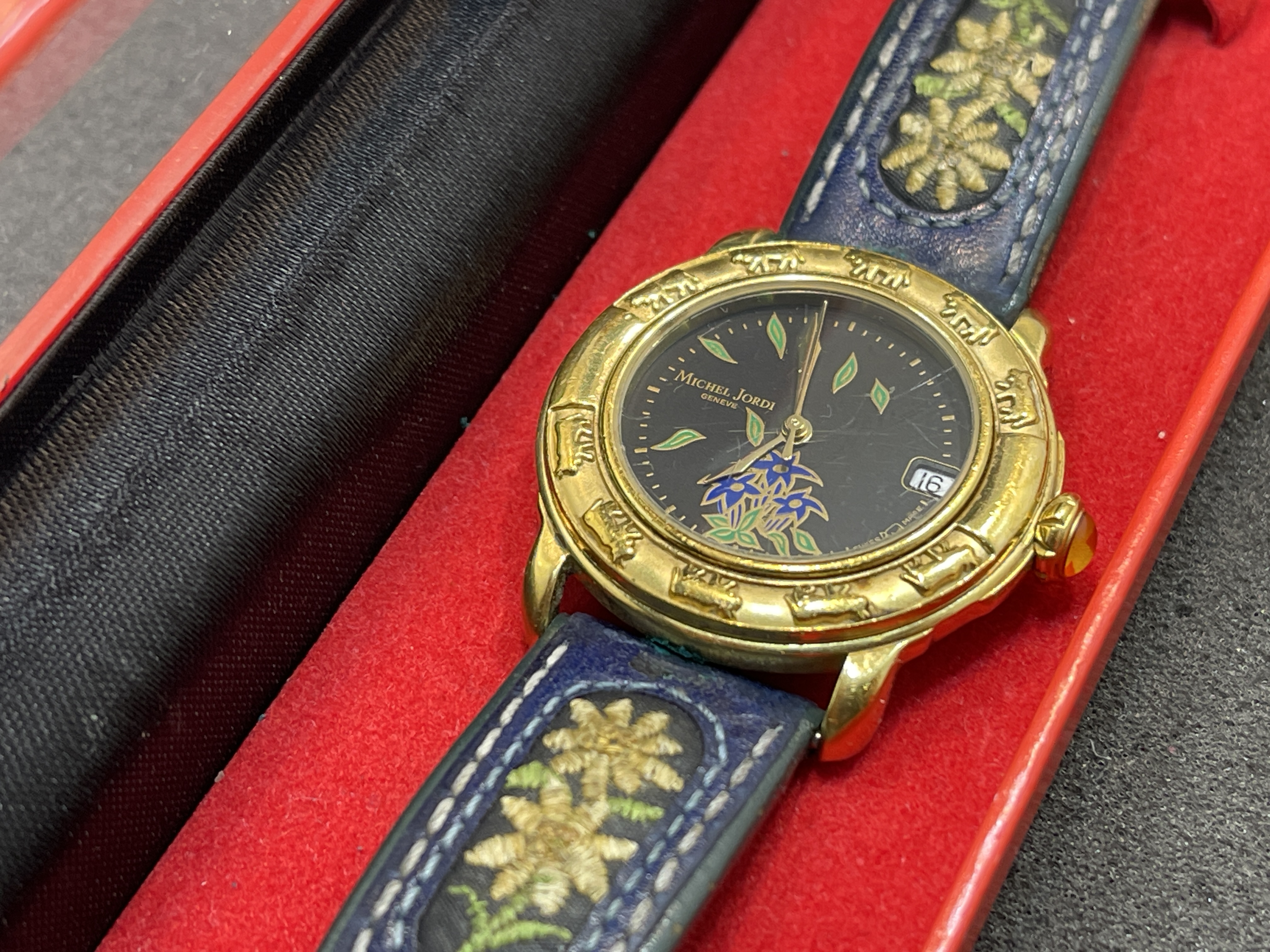 Michel Jordi Unisex Armbanduhr Quartz  - Zustand siehe Fotos