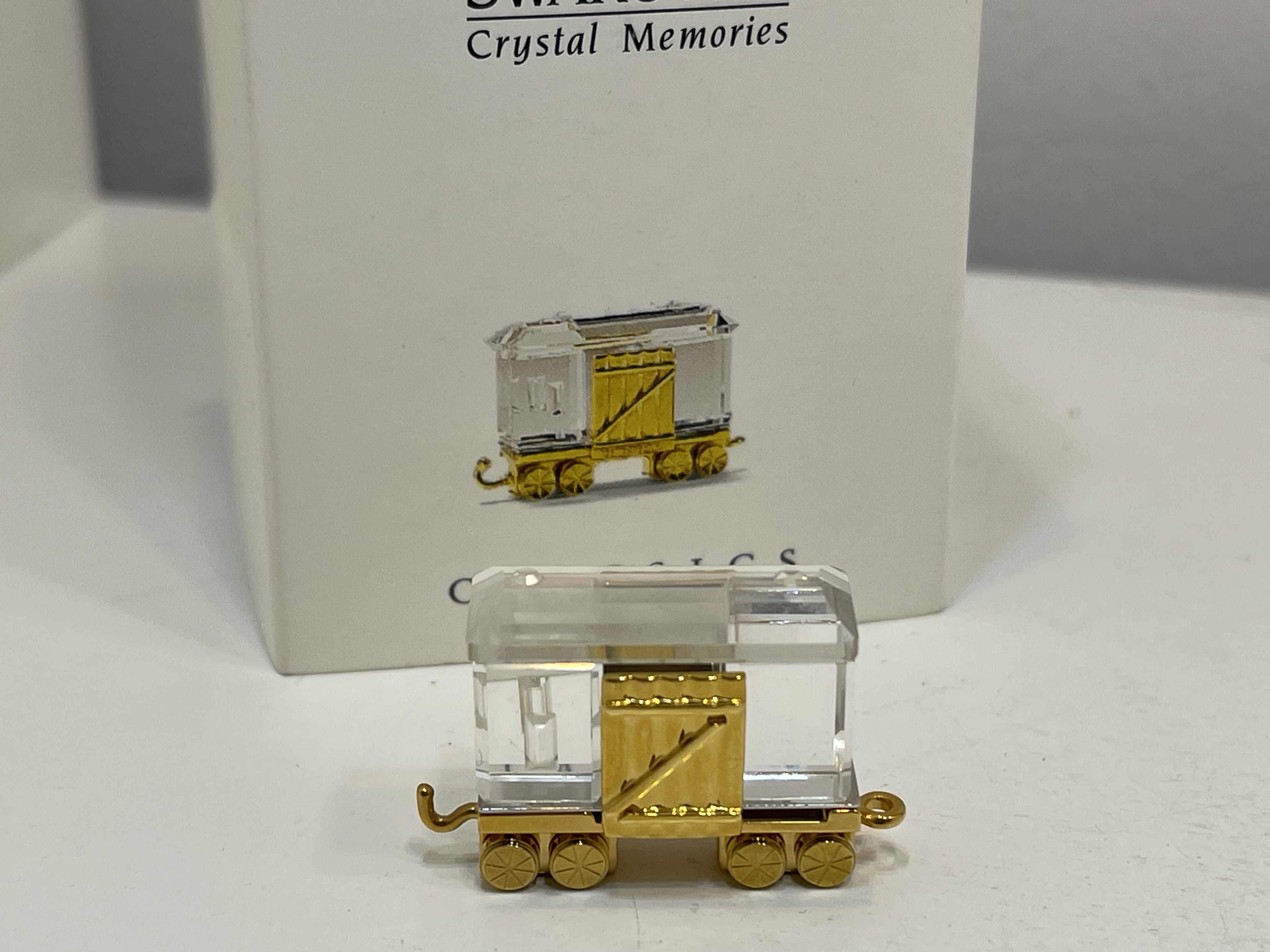  Swarovski Figur 219194 Waggon 3,3 cm. Mit Ovp & Zertifikat.  
