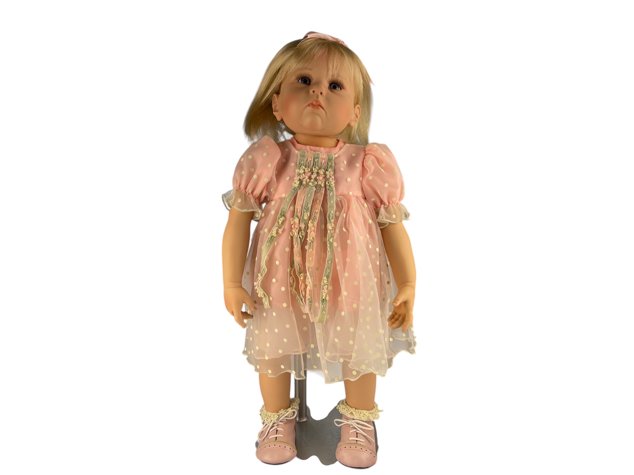 Künstlerpuppe Hildegard Günzel Vinyl Puppe 60 cm. Top Zustand  