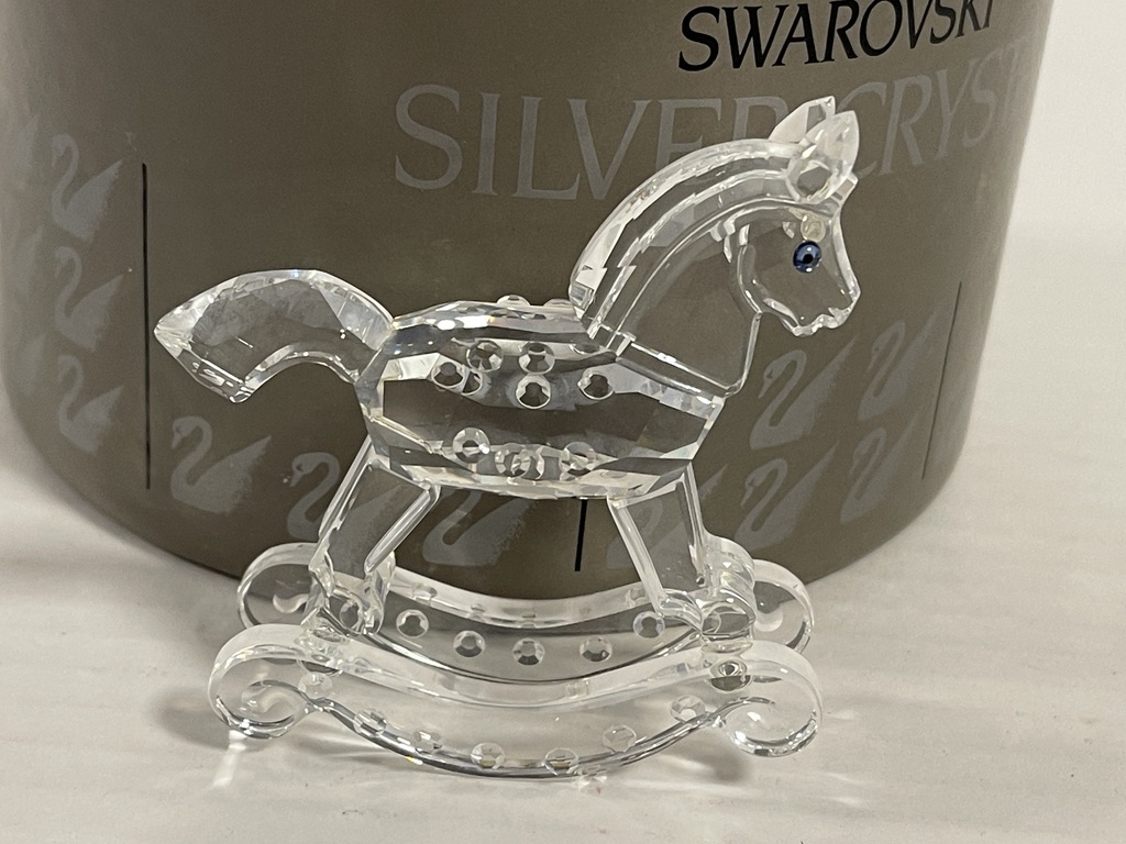 Swarovski Figur 183270 Schaukelpferd 6,8 cm mit Ovp und Zertifikat. Top Zustand.   