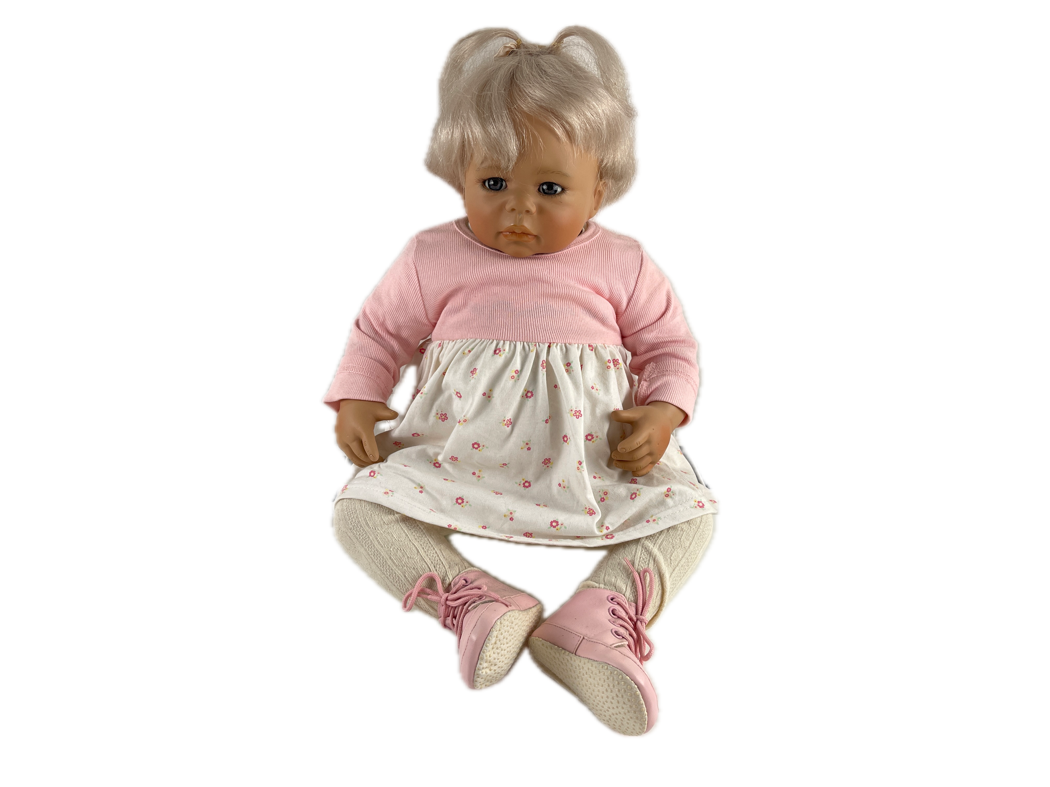Monika Levenig Künstlerpuppe Porzellan Puppe 50 cm. Top Zustand 