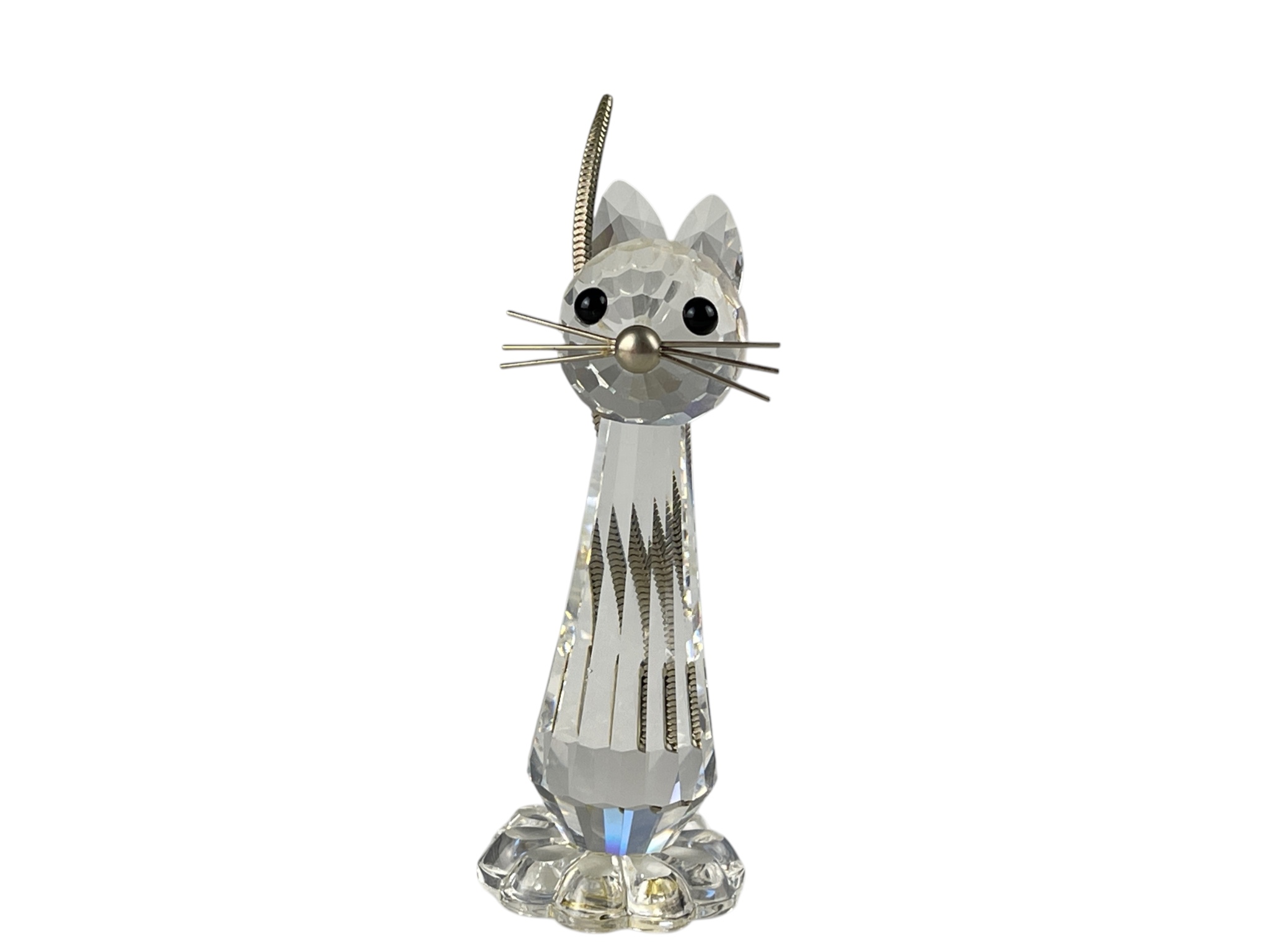  Swarovski Figur Katze 7,5 cm. Top Zustand