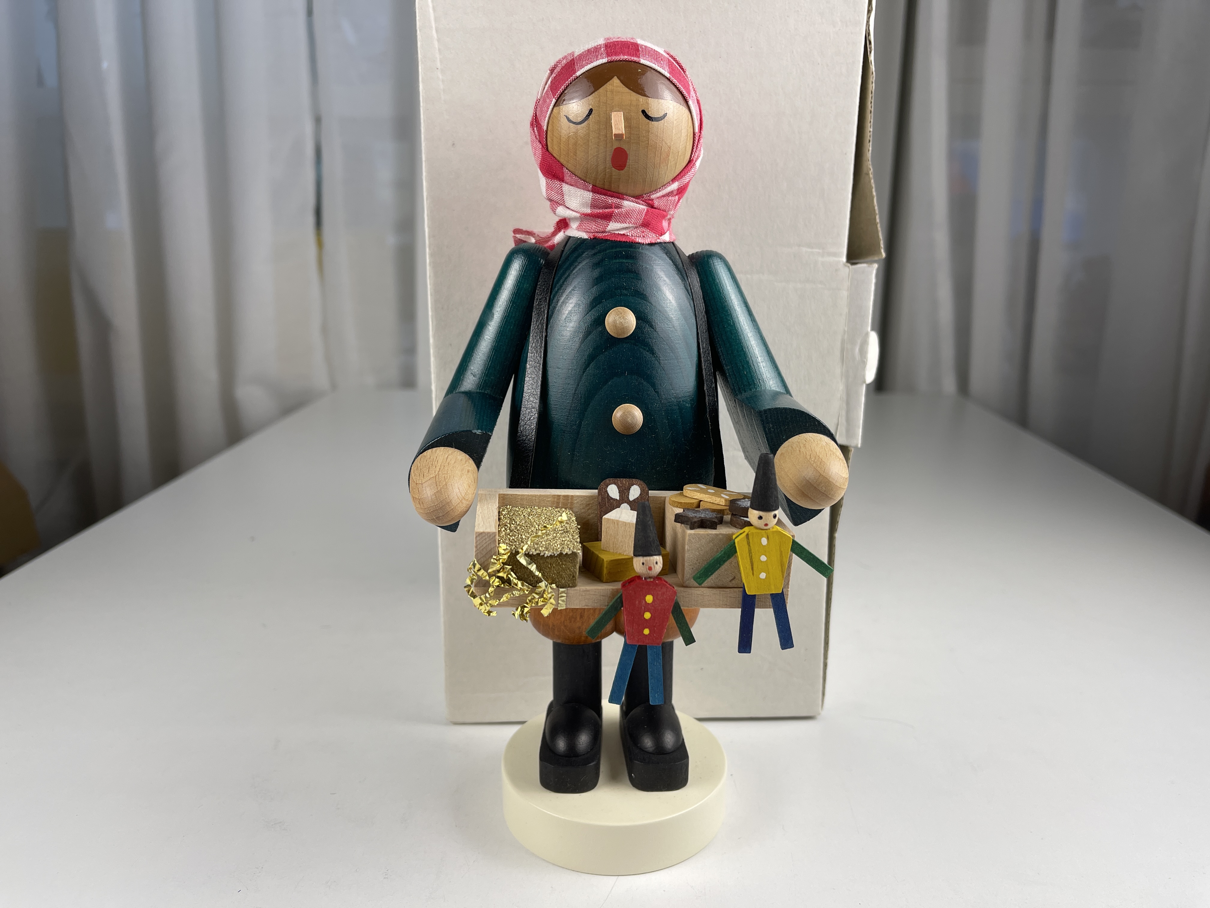 Erzgebirge Figur Striezelkinder 26 cm. Top Zustand 