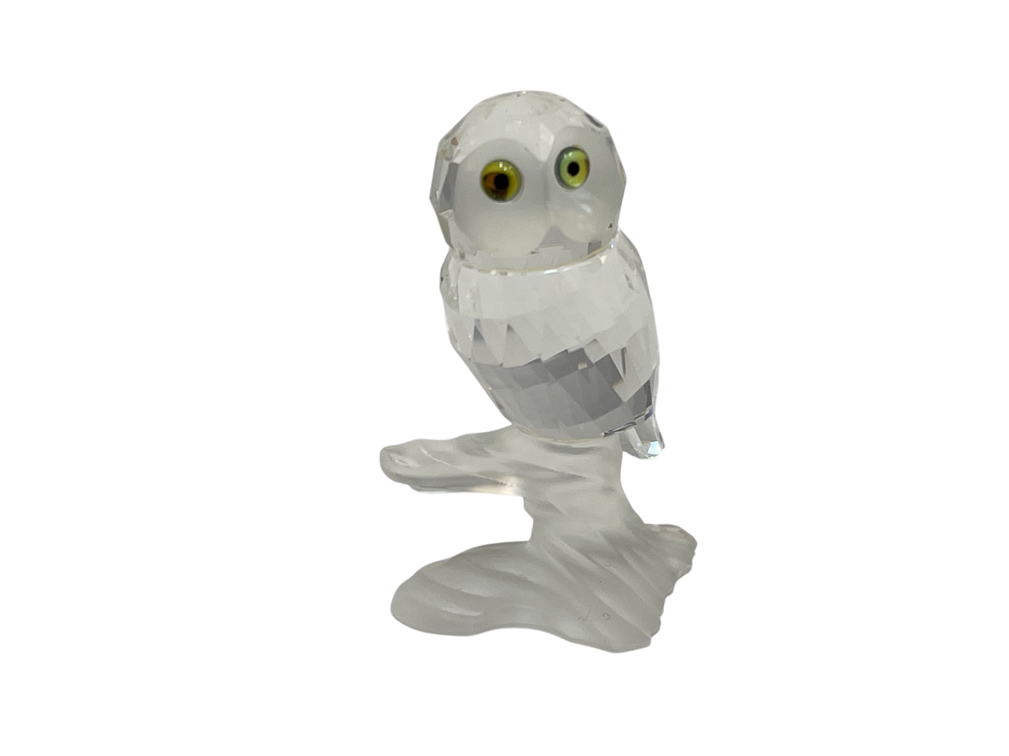 Swarovski Figur Kristall 119442 Eule auf Ast 5,7 cm. Top Zustand