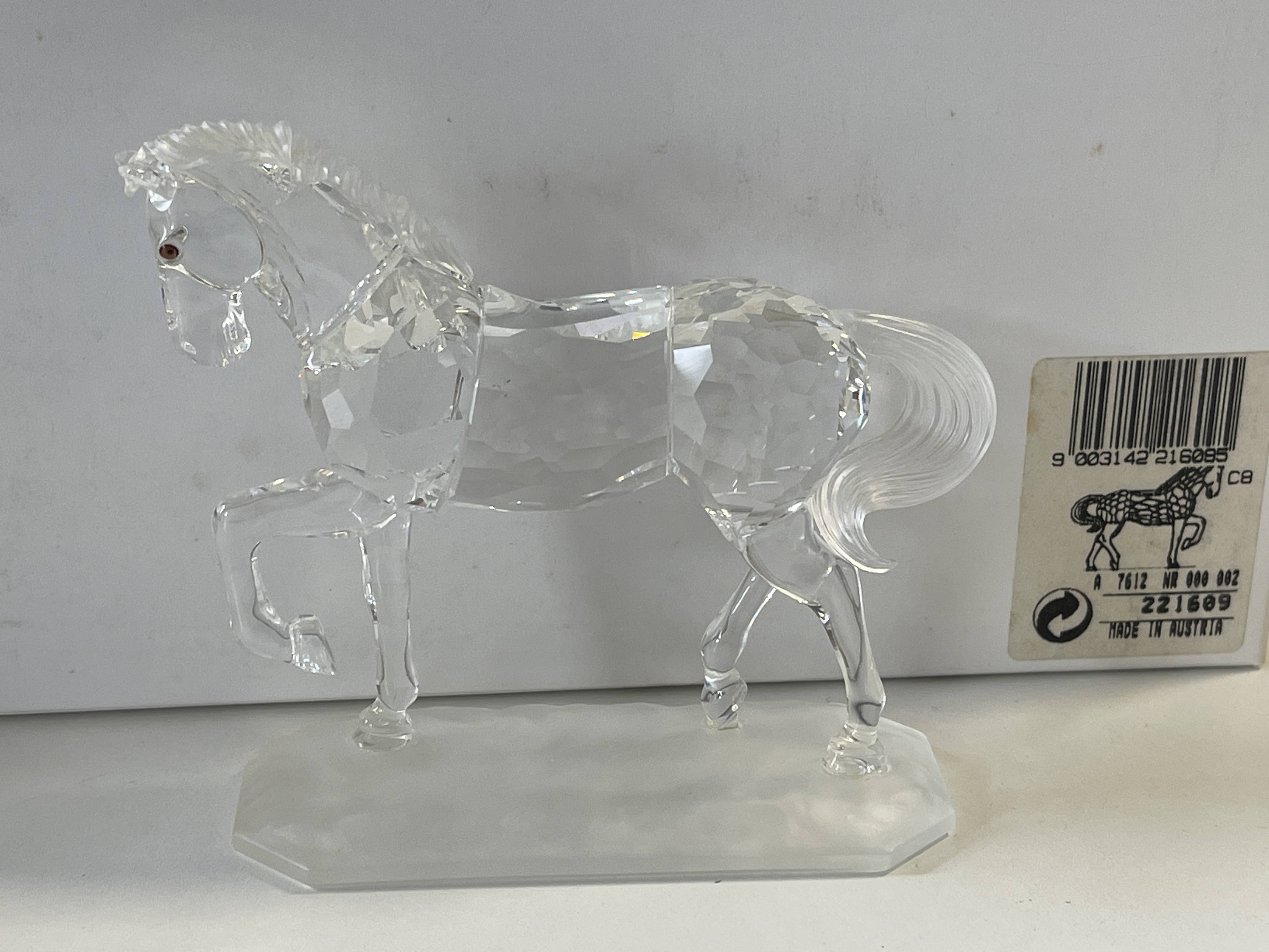 Swarovski Figur 221609 Araber Hengst 10,5 cm. Ovp & Zertifikat. Top Zustand  
