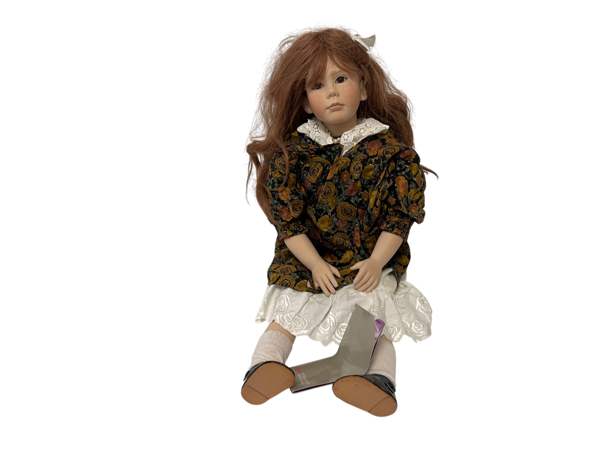 Künstlerpuppe Carla Rauser Porzellan Puppe 62 cm. Zustand siehe Fotos