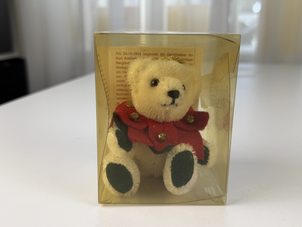 Hermann Teddy Bär Ornament 12 cm Top Zustand  