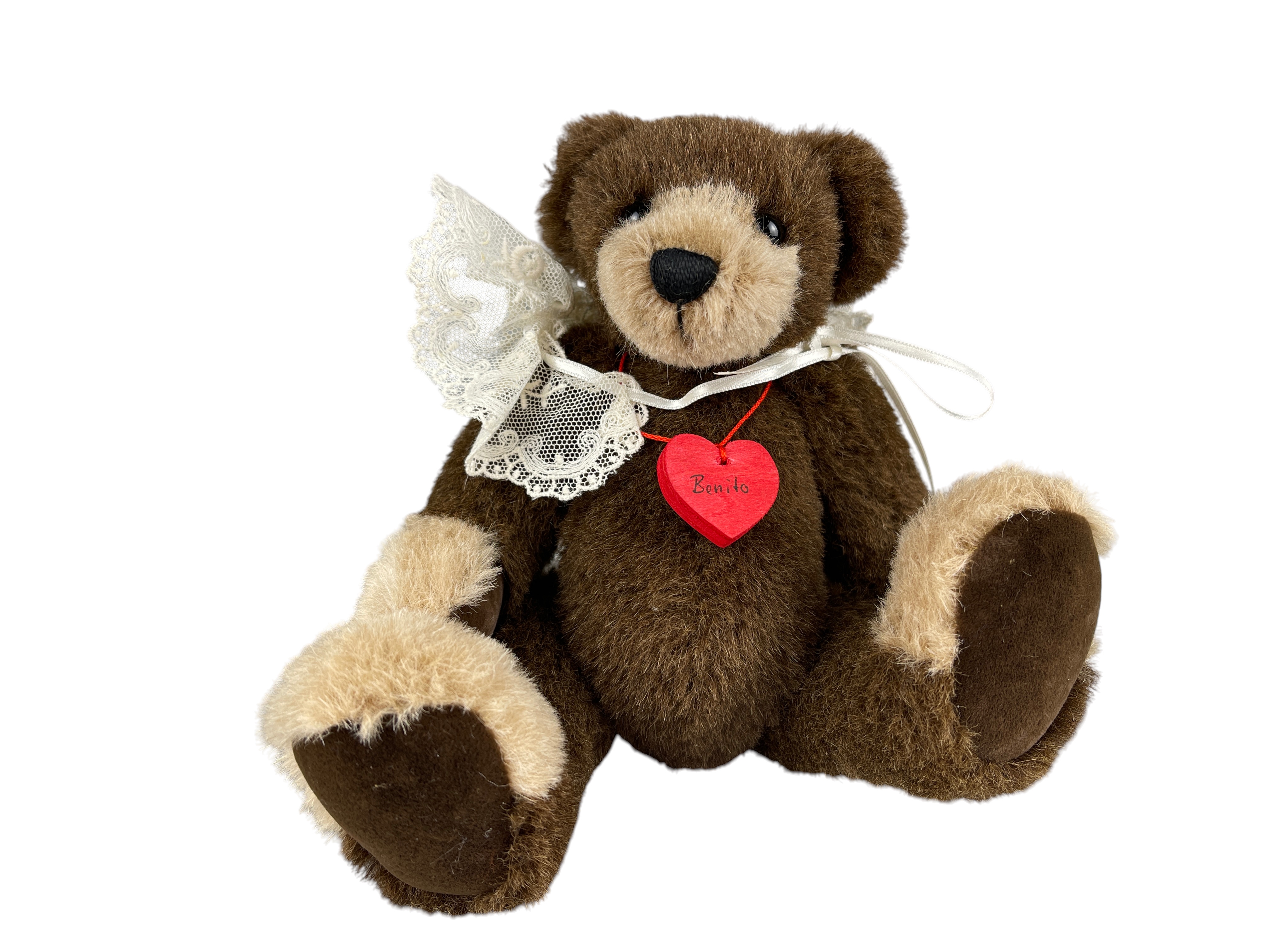 Sammler Stofftier Teddybär 22 cm. Top Zustand   