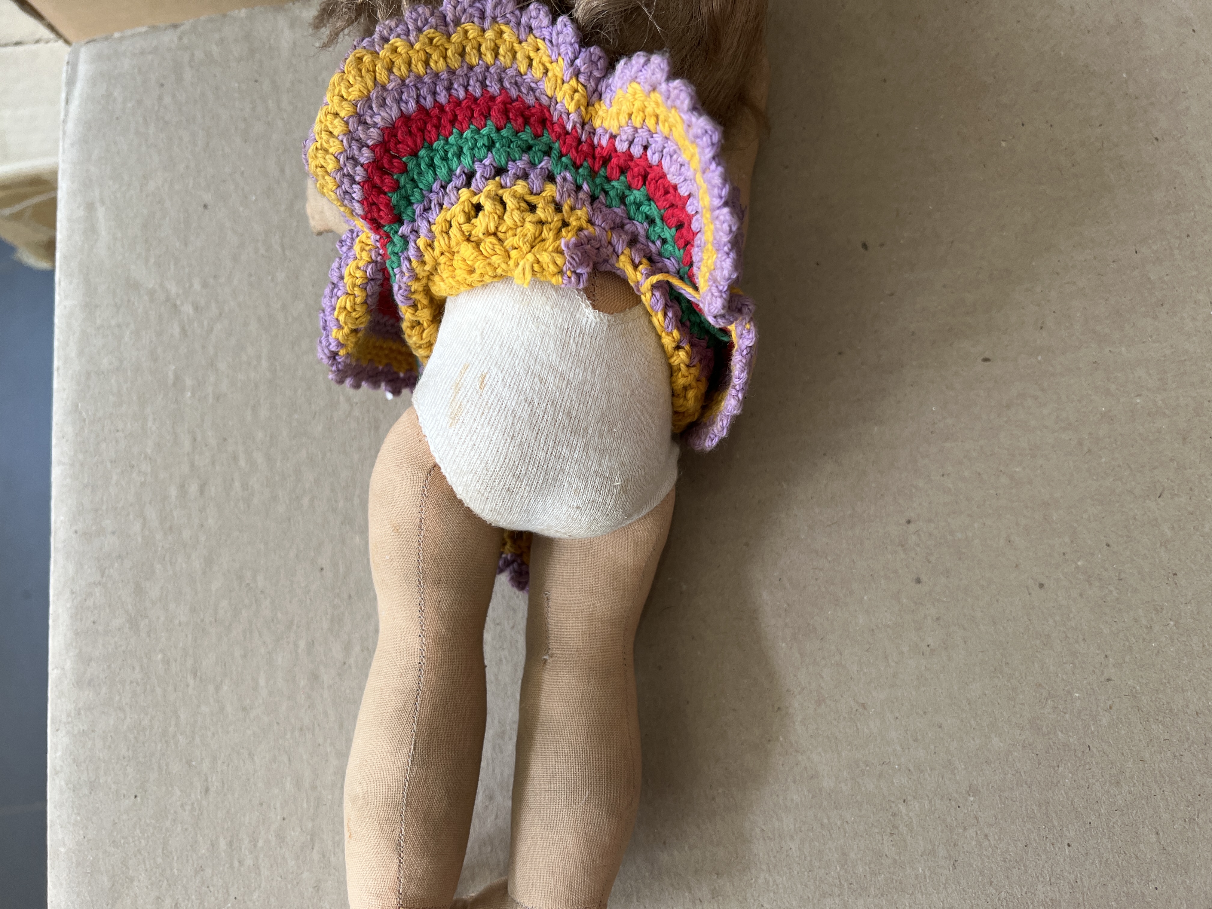 Alte Puppe 30 cm. Sehr Alt. Zustand ( Siehe Fotos ) 