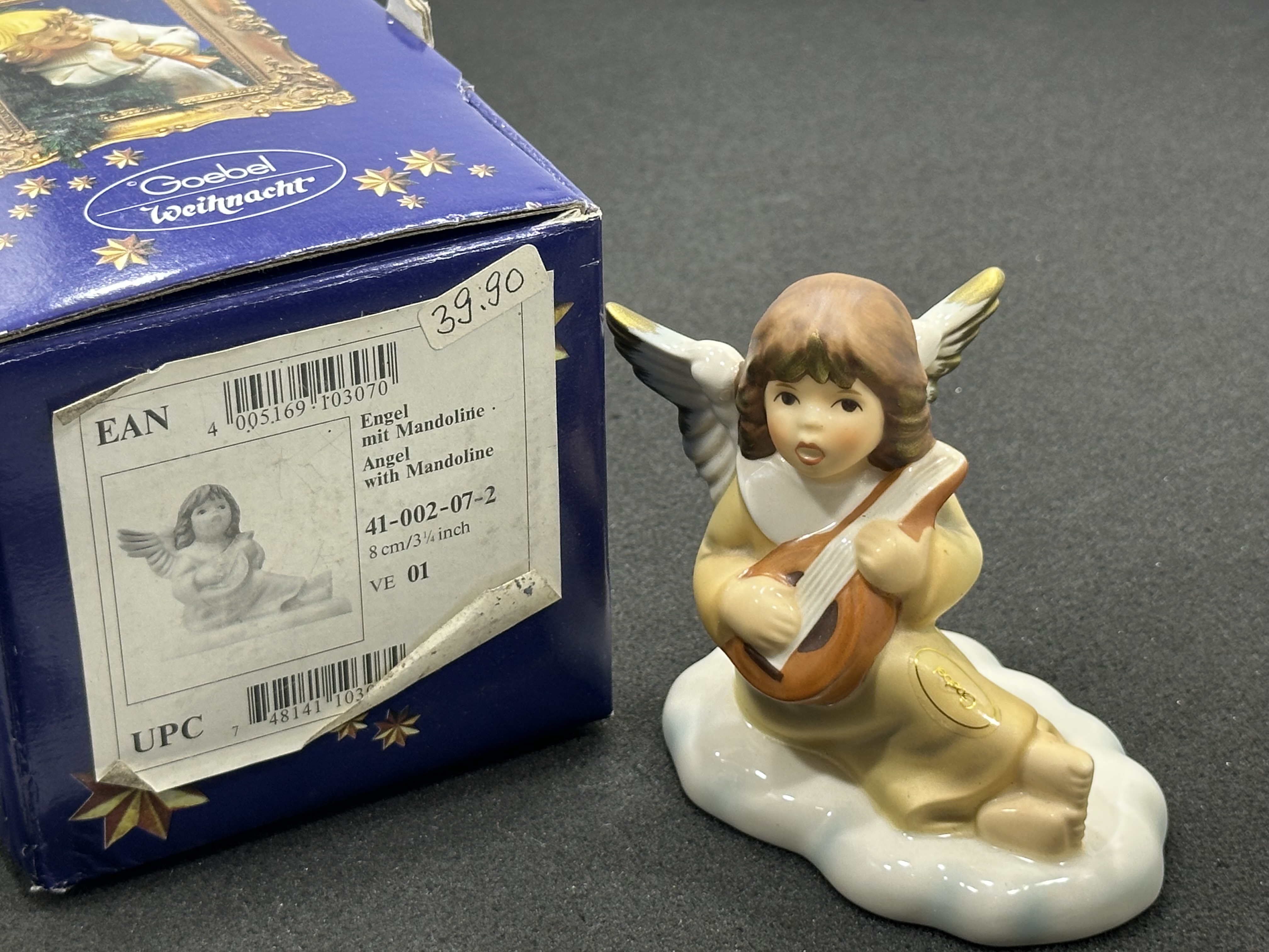 Goebel Figur 41-002 Engel mit Mandoline 8 cm. 1 Wahl. Top Zustand