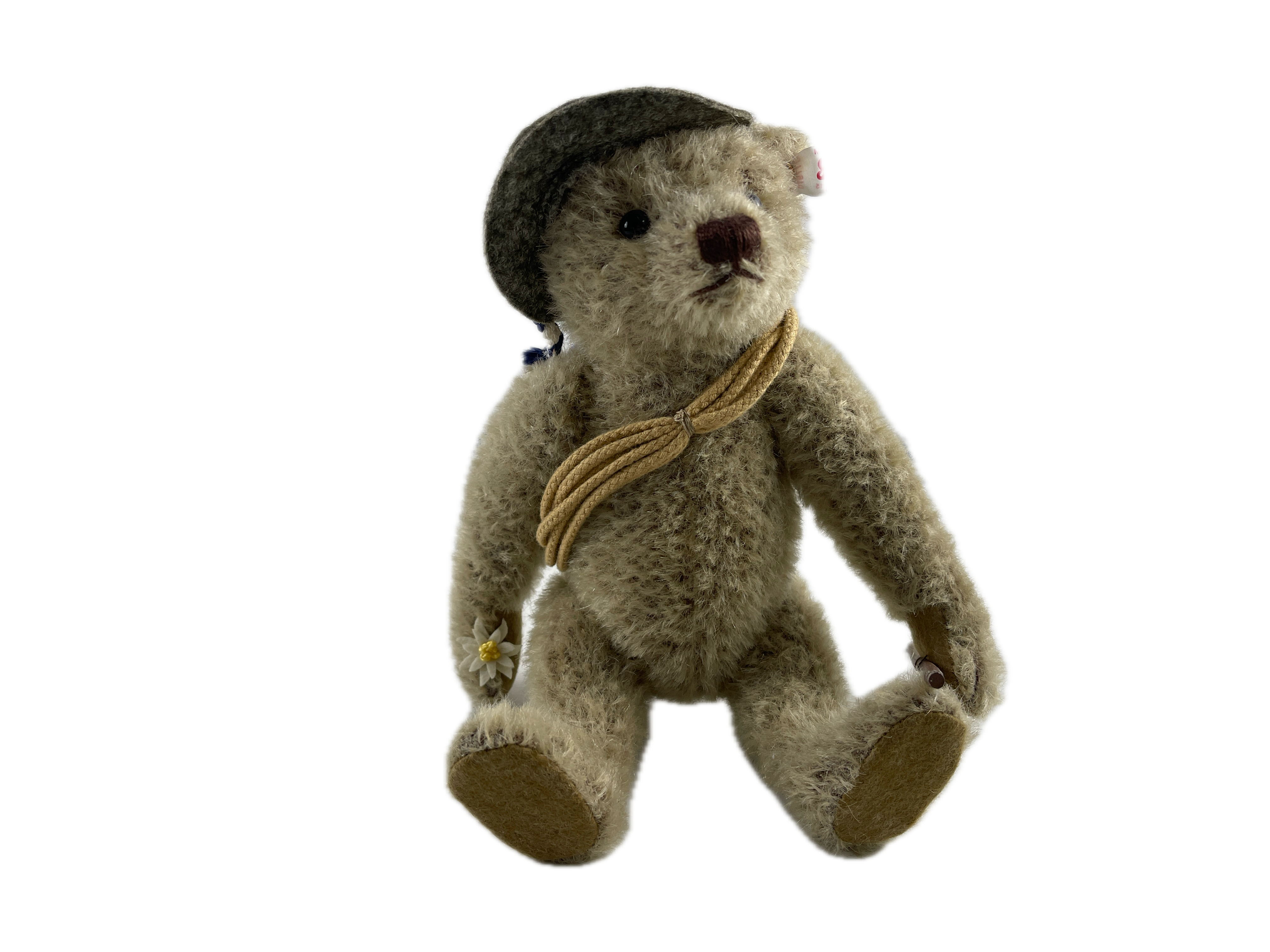  Steiff Tier 674150 Gipfelstürmer Teddy Bär 25  cm. - Top Zustand  (Eispickel Defekt) 