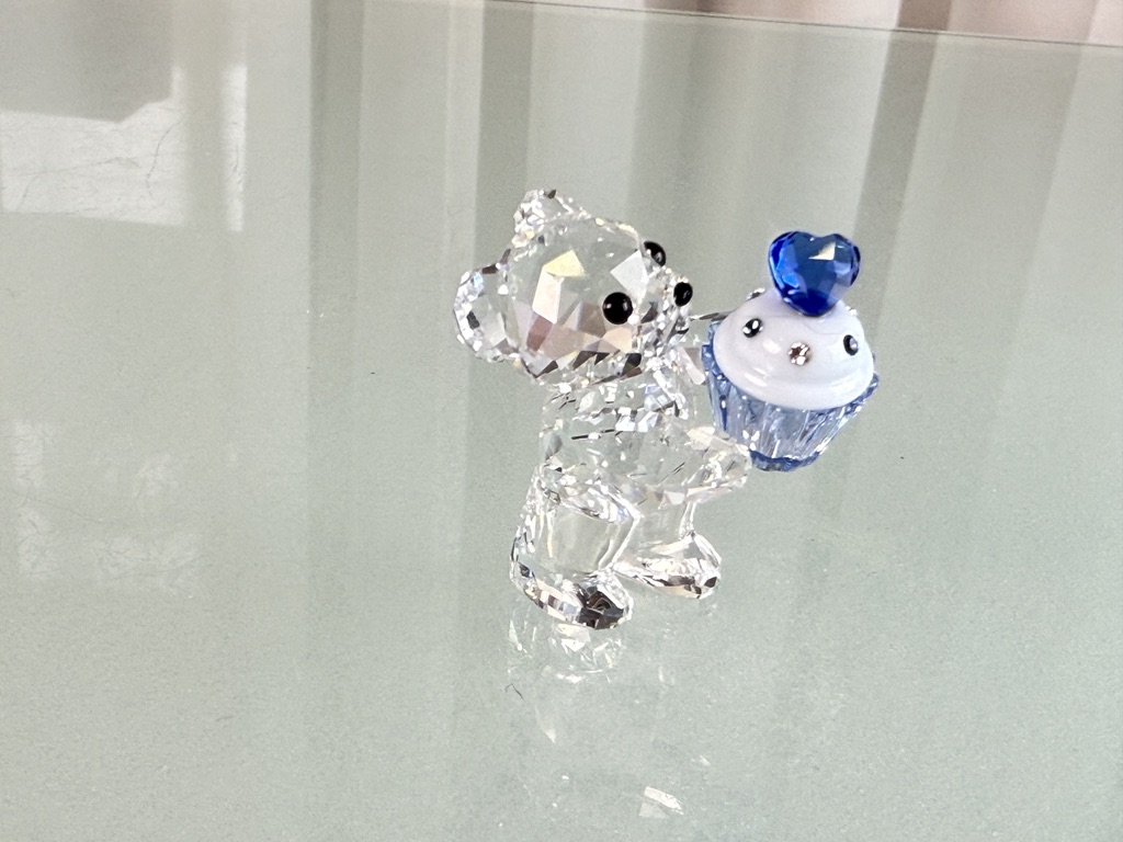 Swarovski Figur 5051769 Kris Bär Blue Muffin 4 cm Top Zustand